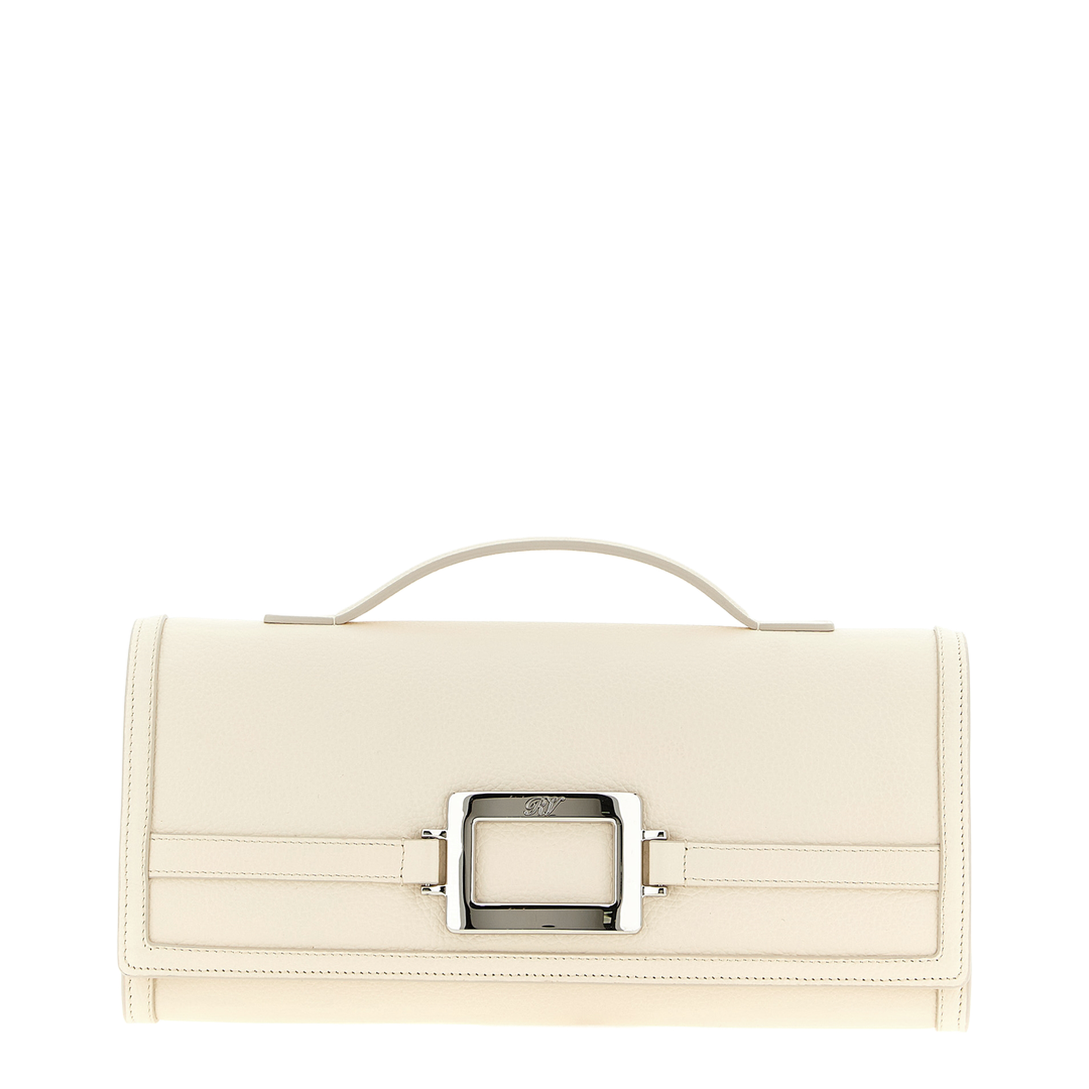 Belle Vivier Clutch Ivory - Image 1