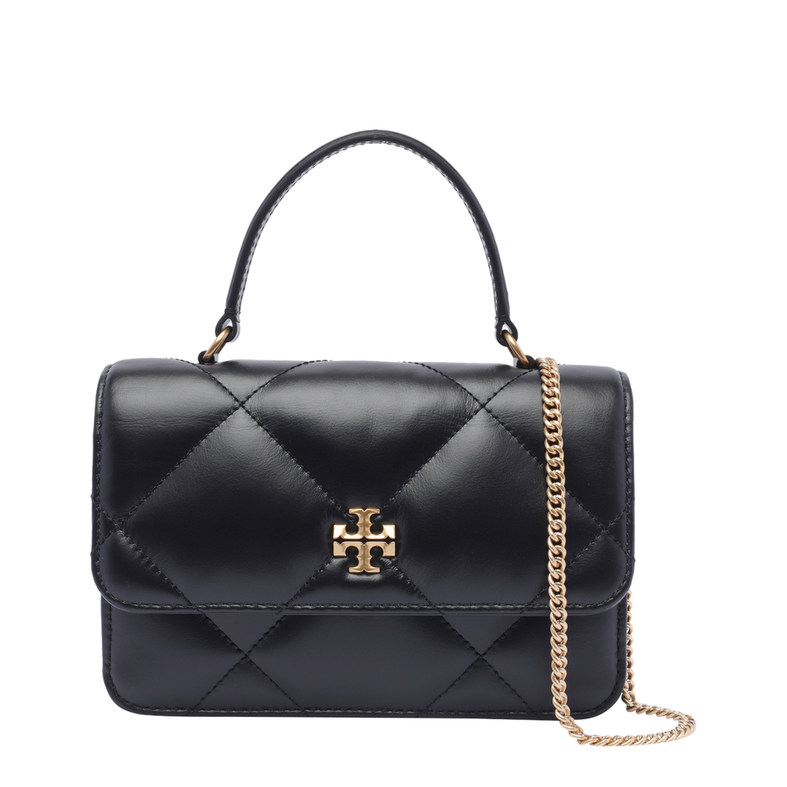 Kira Diamond Mini Sling Bag Leather Black - Image 1