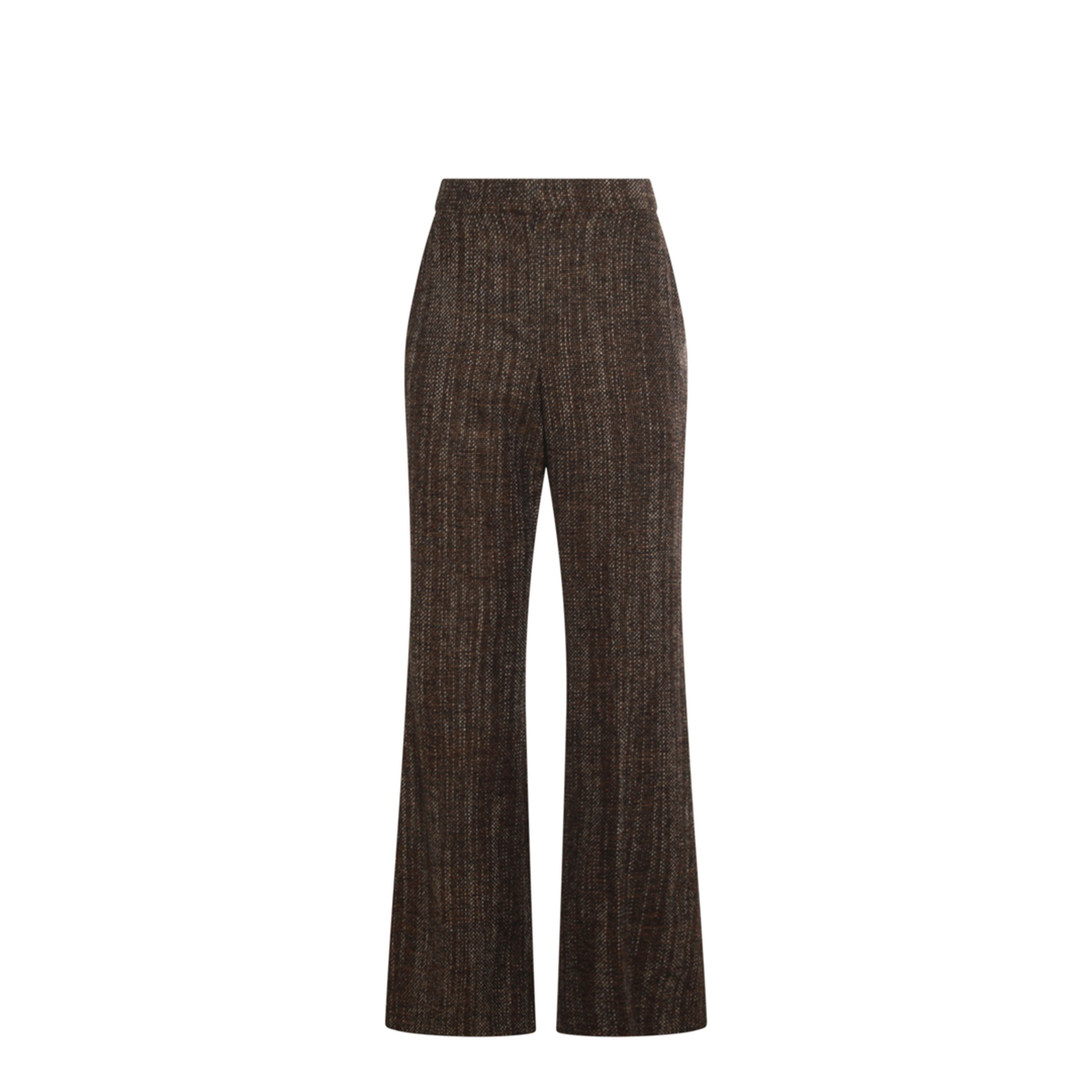 Rust Wool and Alpaca Trousers - Image 1