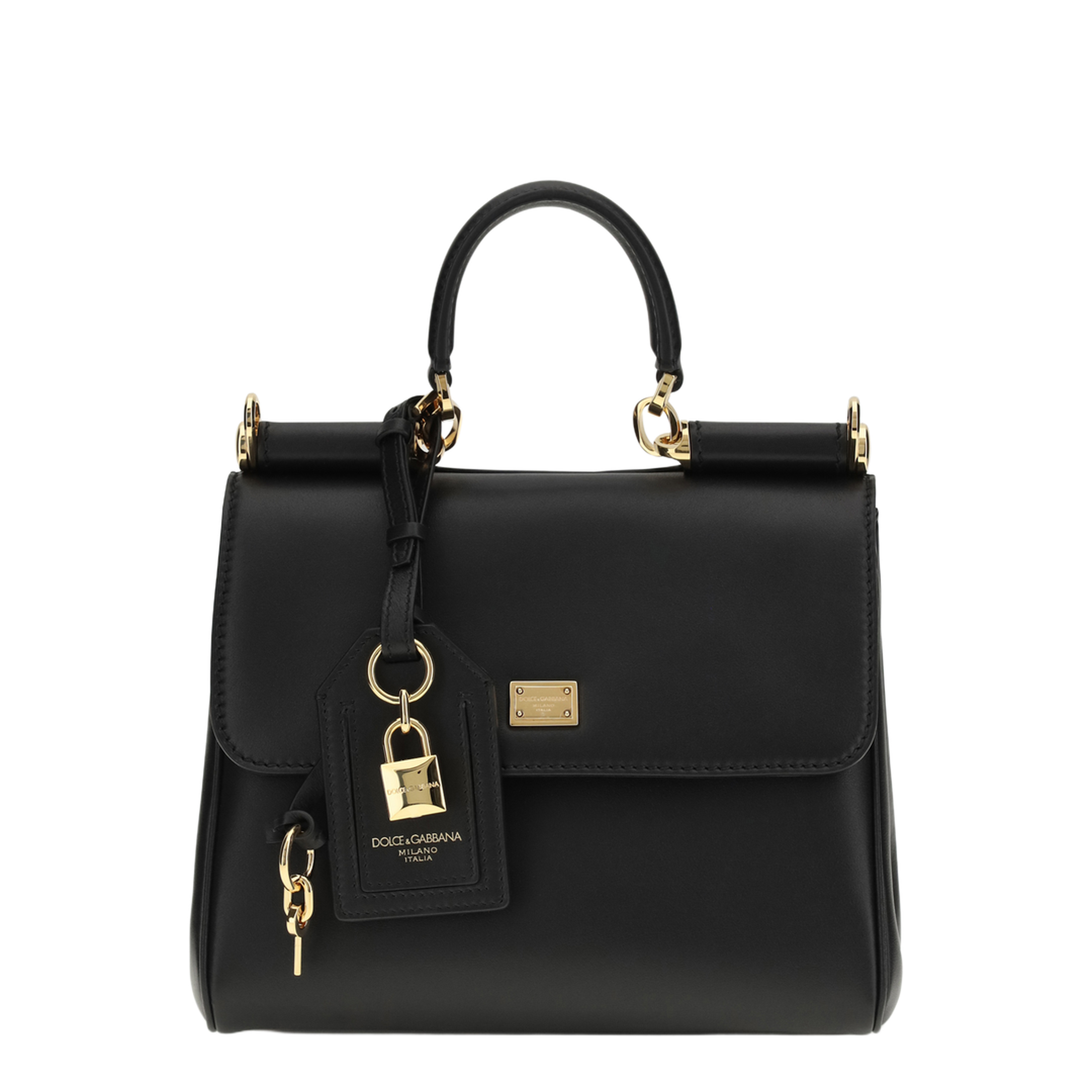 My Sicily Small Calfskin Handbag - Beige - Image 1