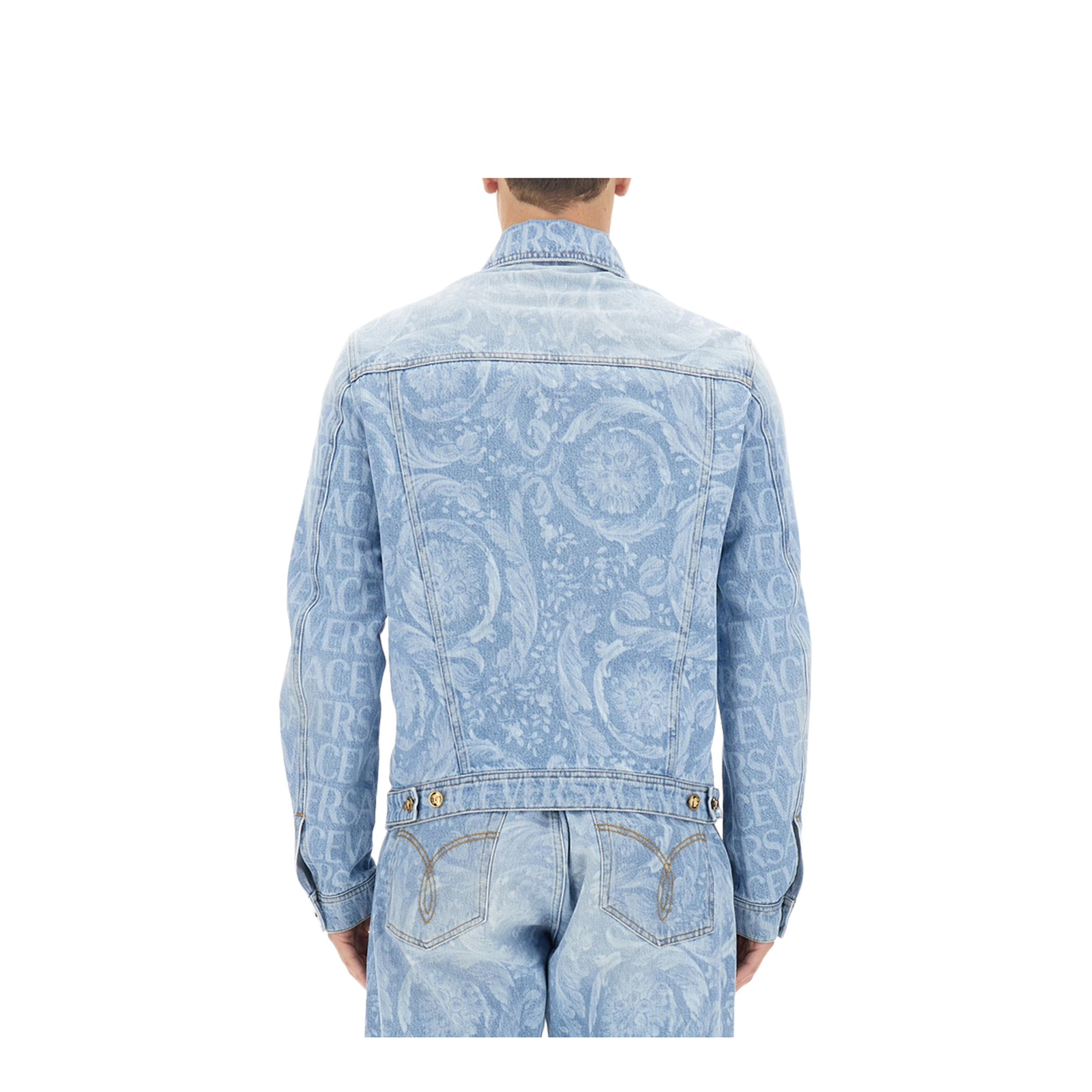 Light Blue Denim Blouson - Image 3