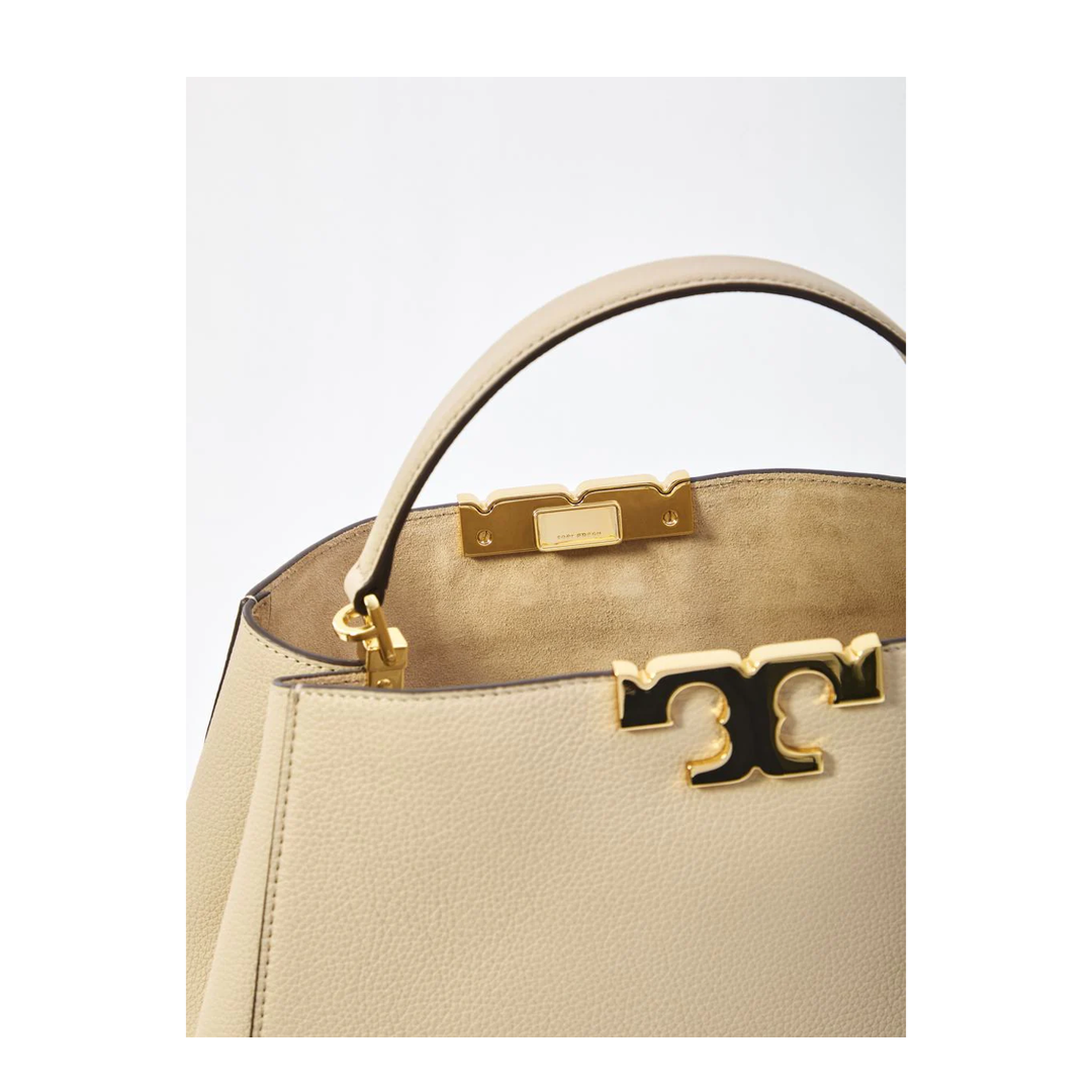 Eleanor Soft Satchel Cream - Image 4
