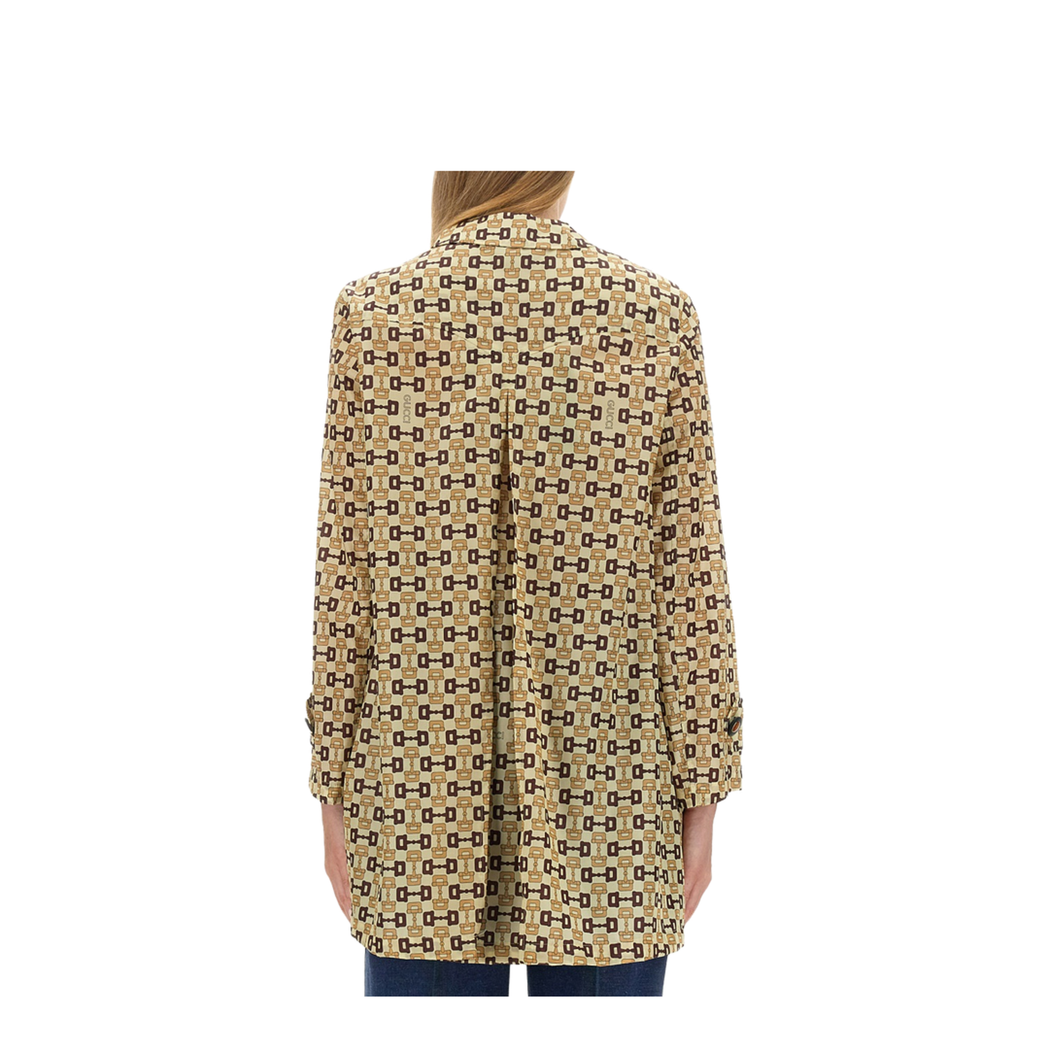 Horsebit Print Coat - Image 3