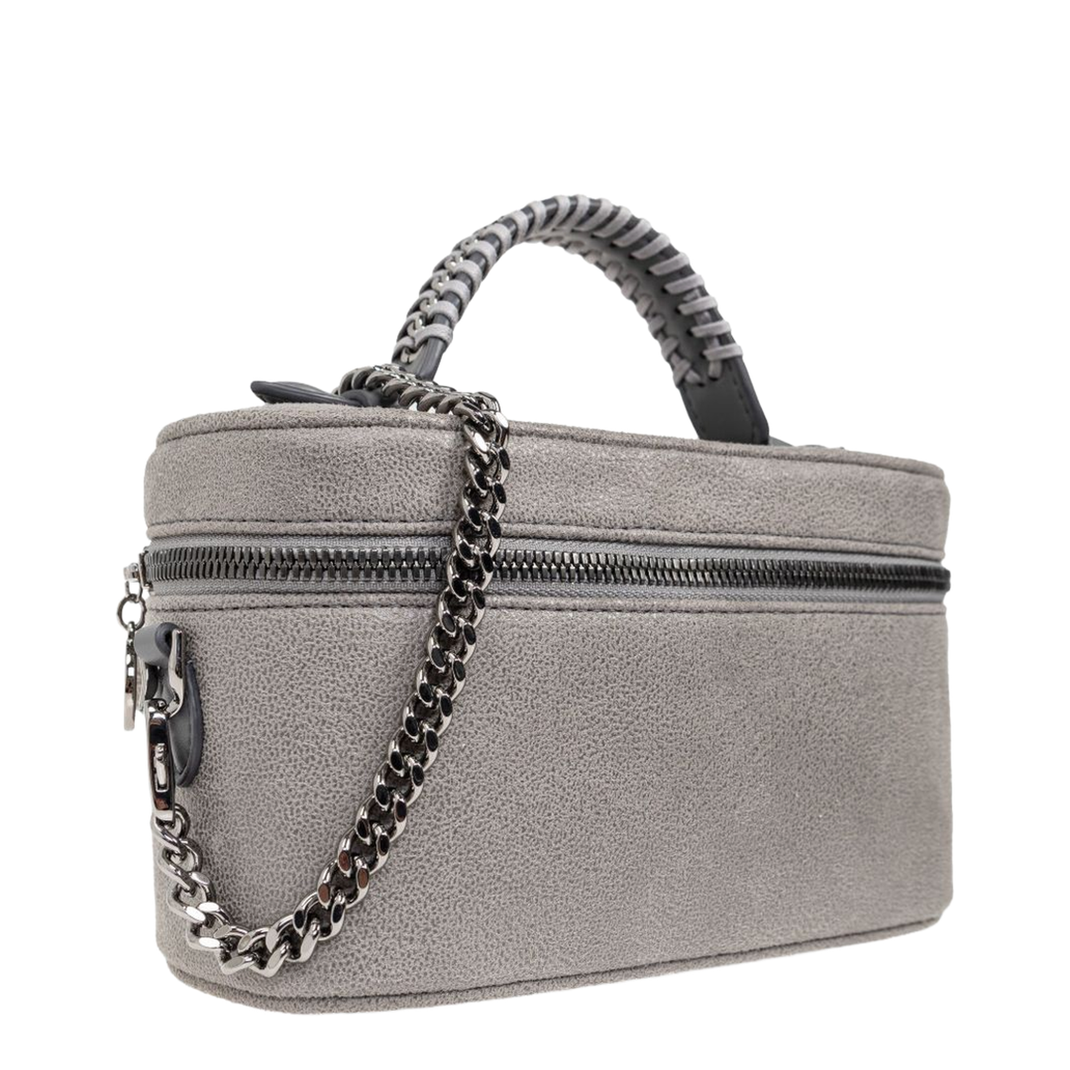 Falabella Medium Shaggy Deer Vanity Case - Ash Grey - Image 3