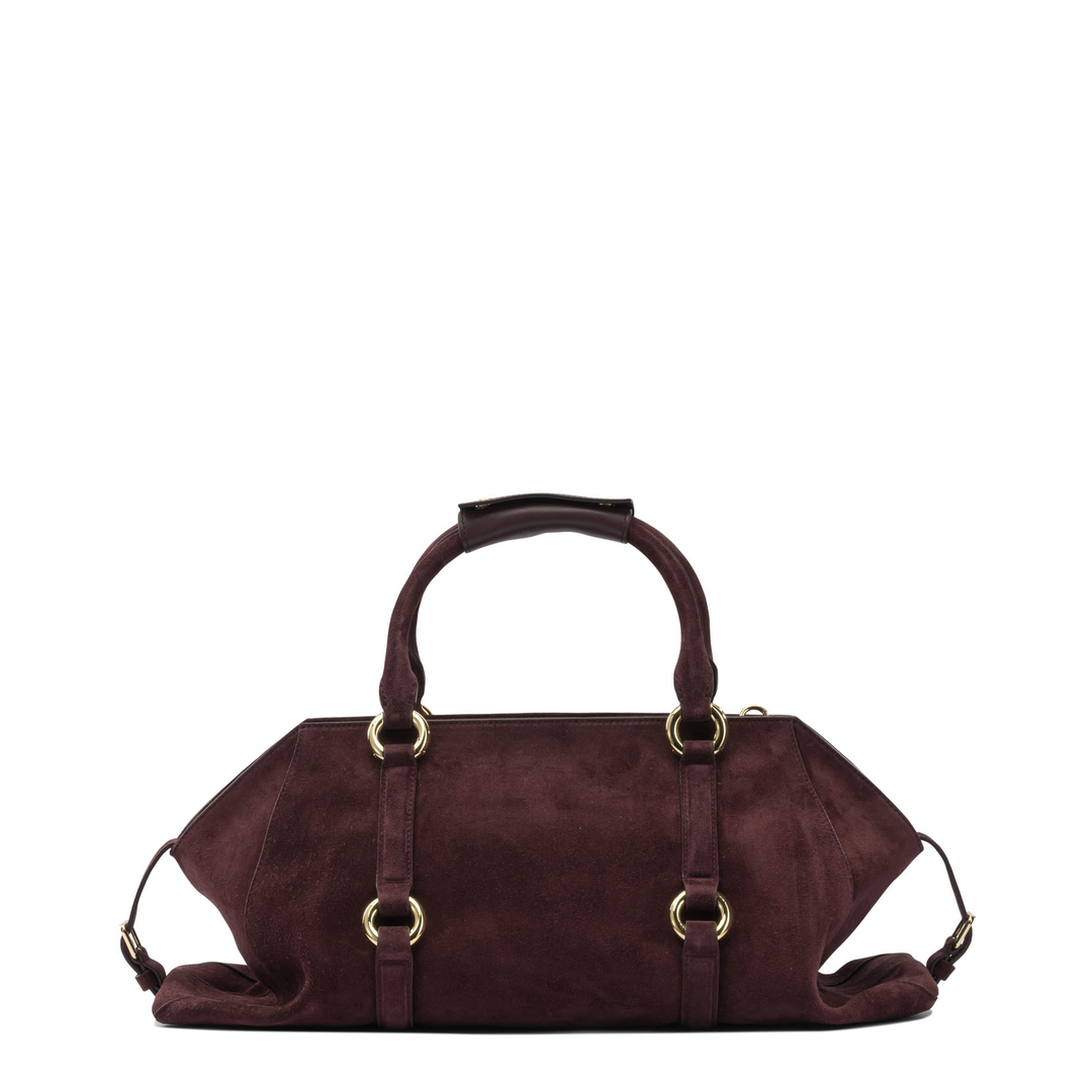 Farringdon Medium Calf Leather Handbag - Burgundy - Image 3