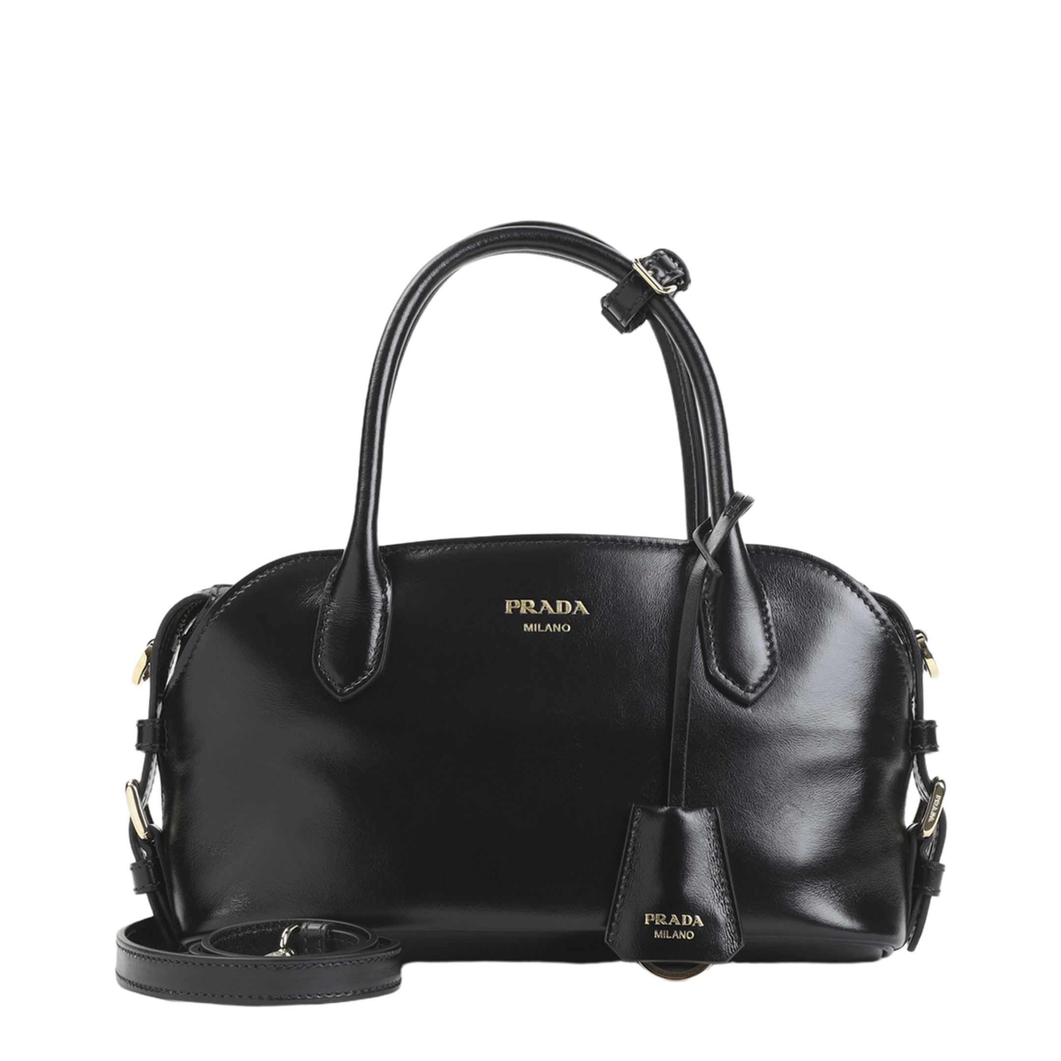 Large Calfskin Tote - Black - Image 1