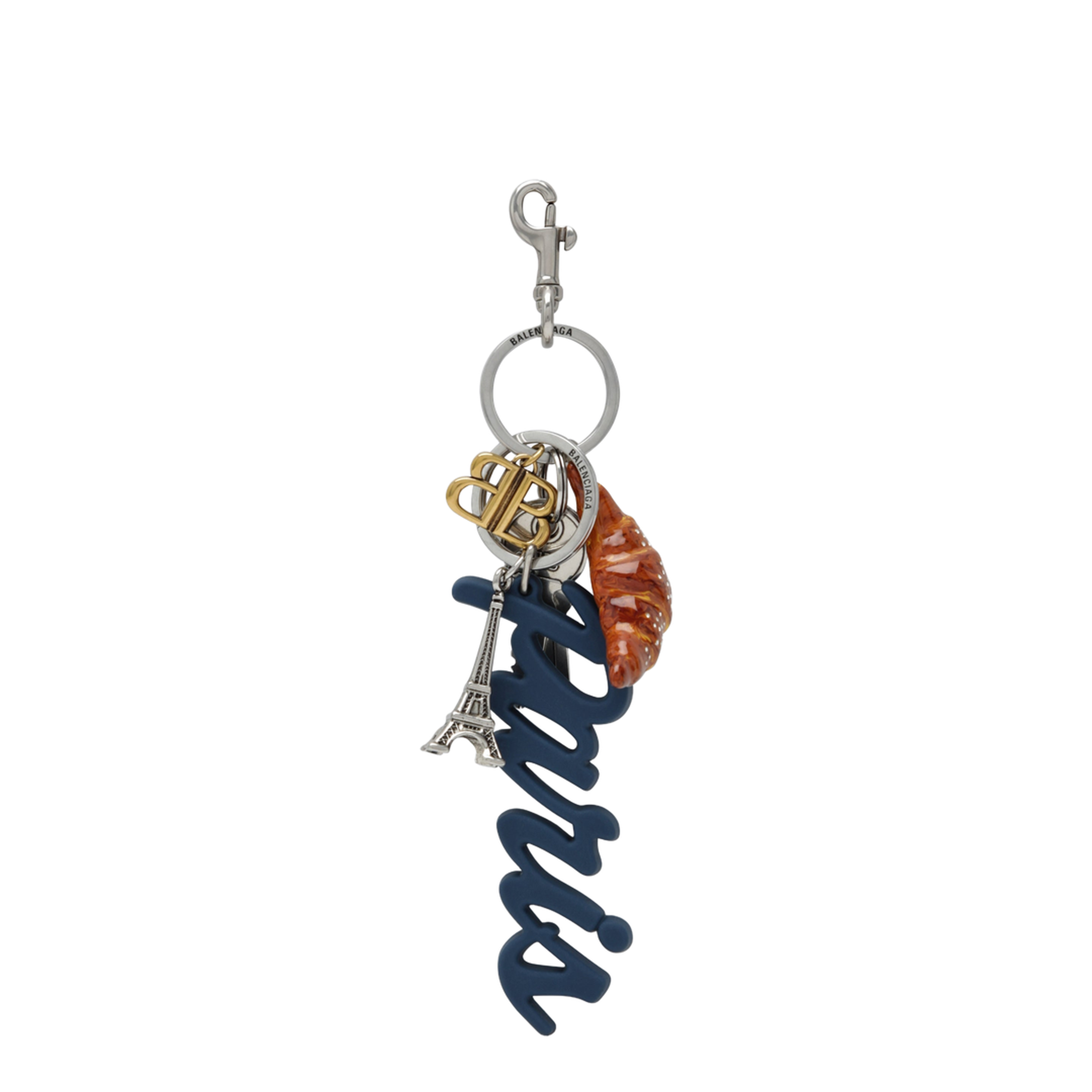 Tourist Paris Croissant Keyring - Image 1