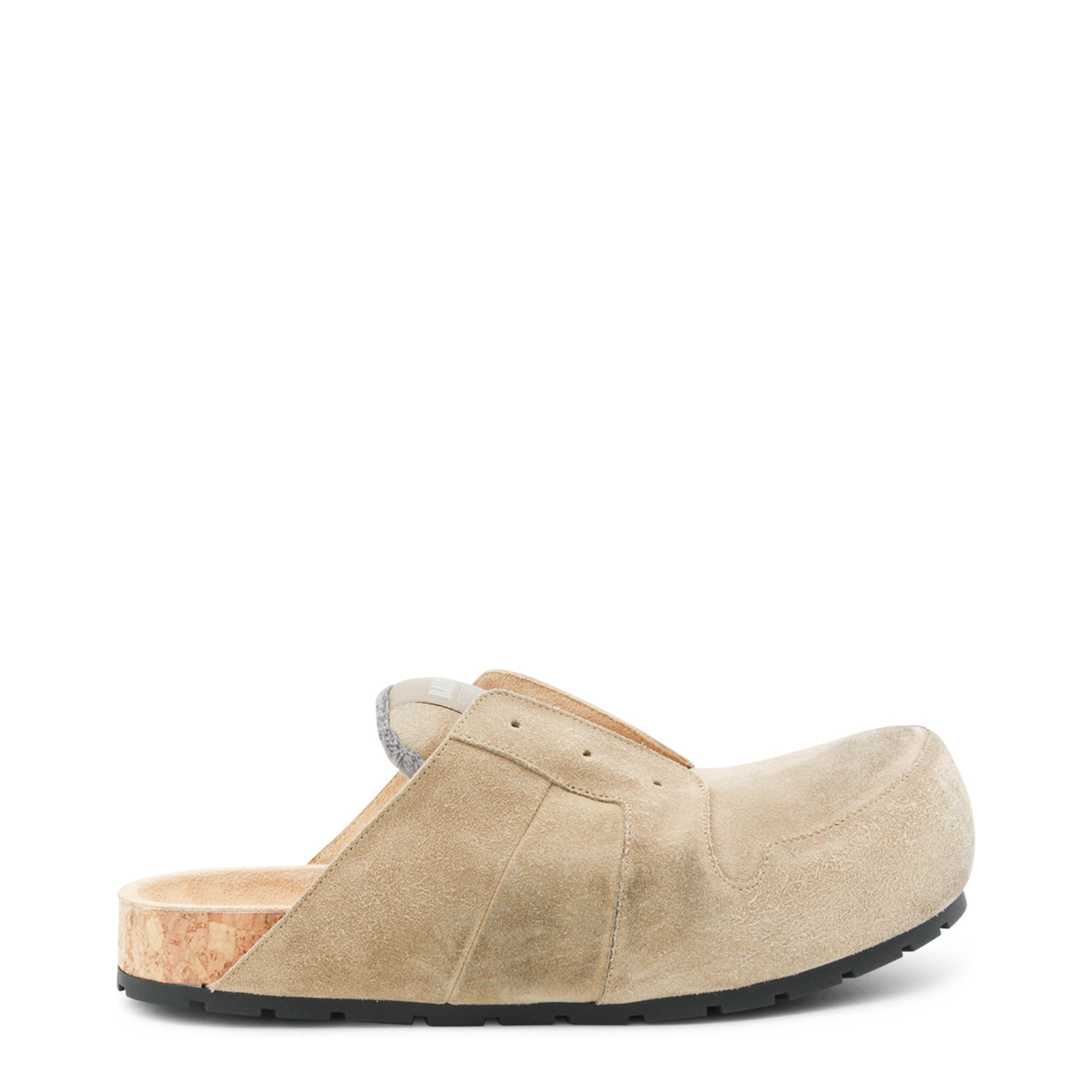 Dumbo Sabot in Distressed Suede Calfskin - Image 1