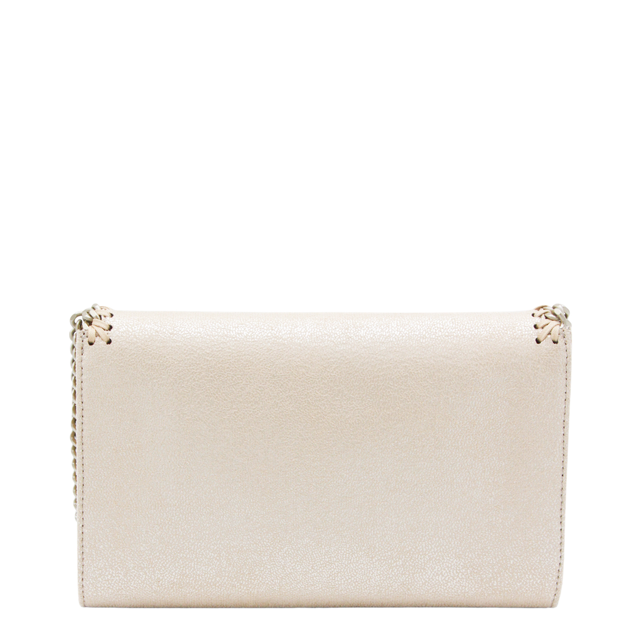 Falabella Polyester Wallet On Chain - Gold - Image 5