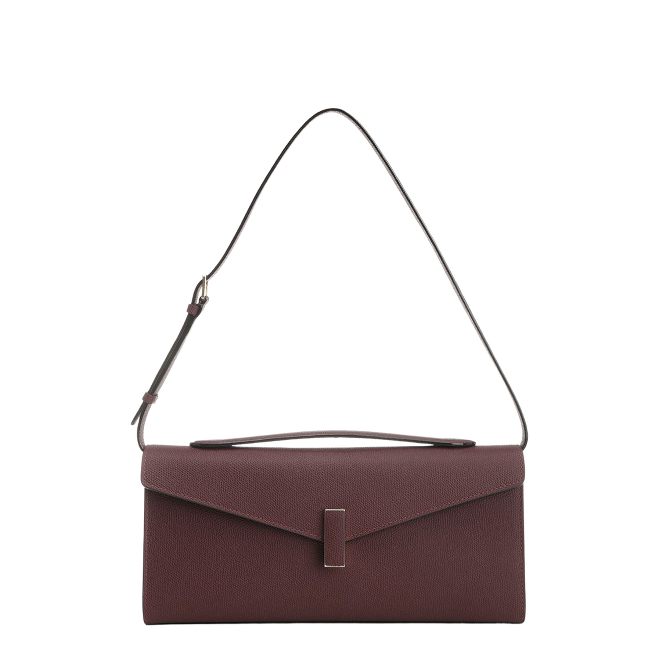 Iside Calf Leather Clutch - Red - Image 1