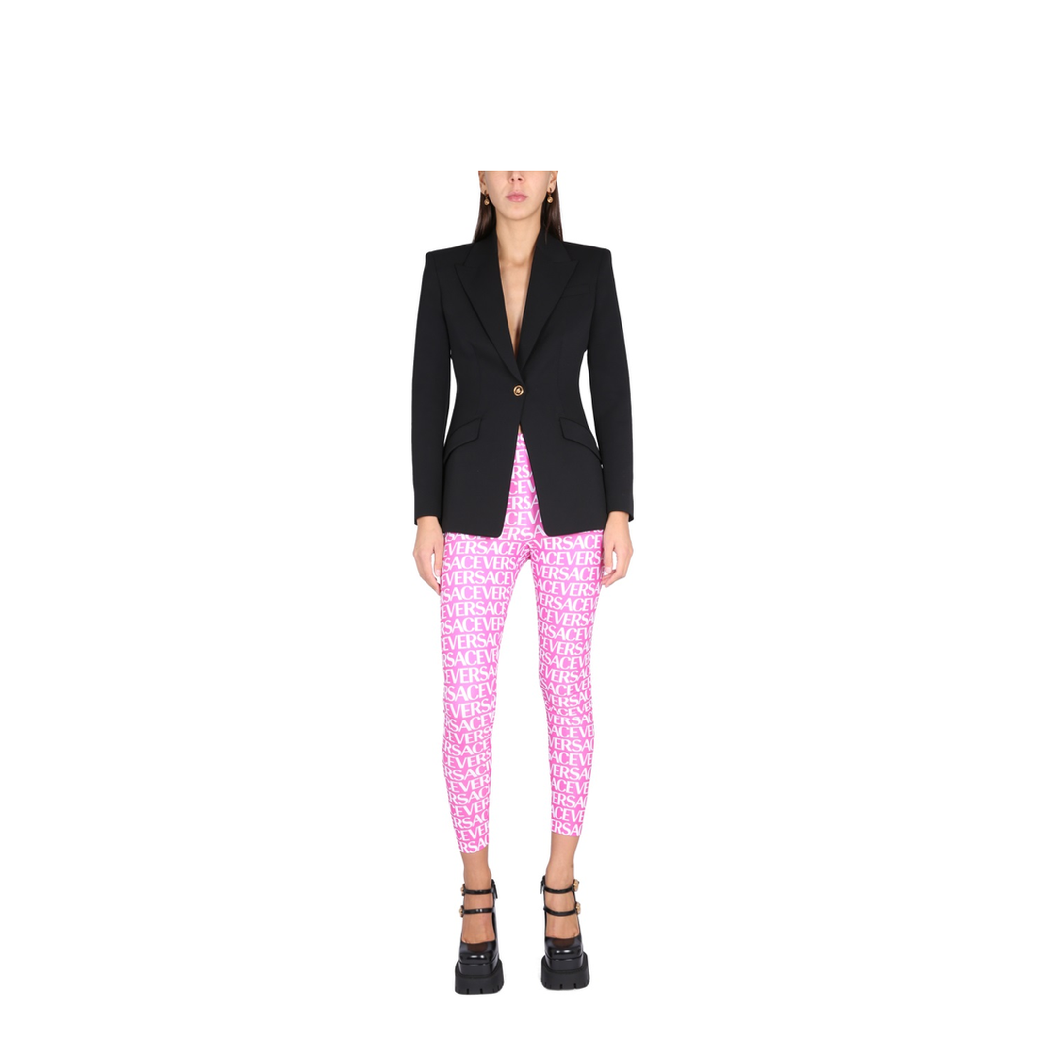 Single-Breasted Jacket Black - Image 2