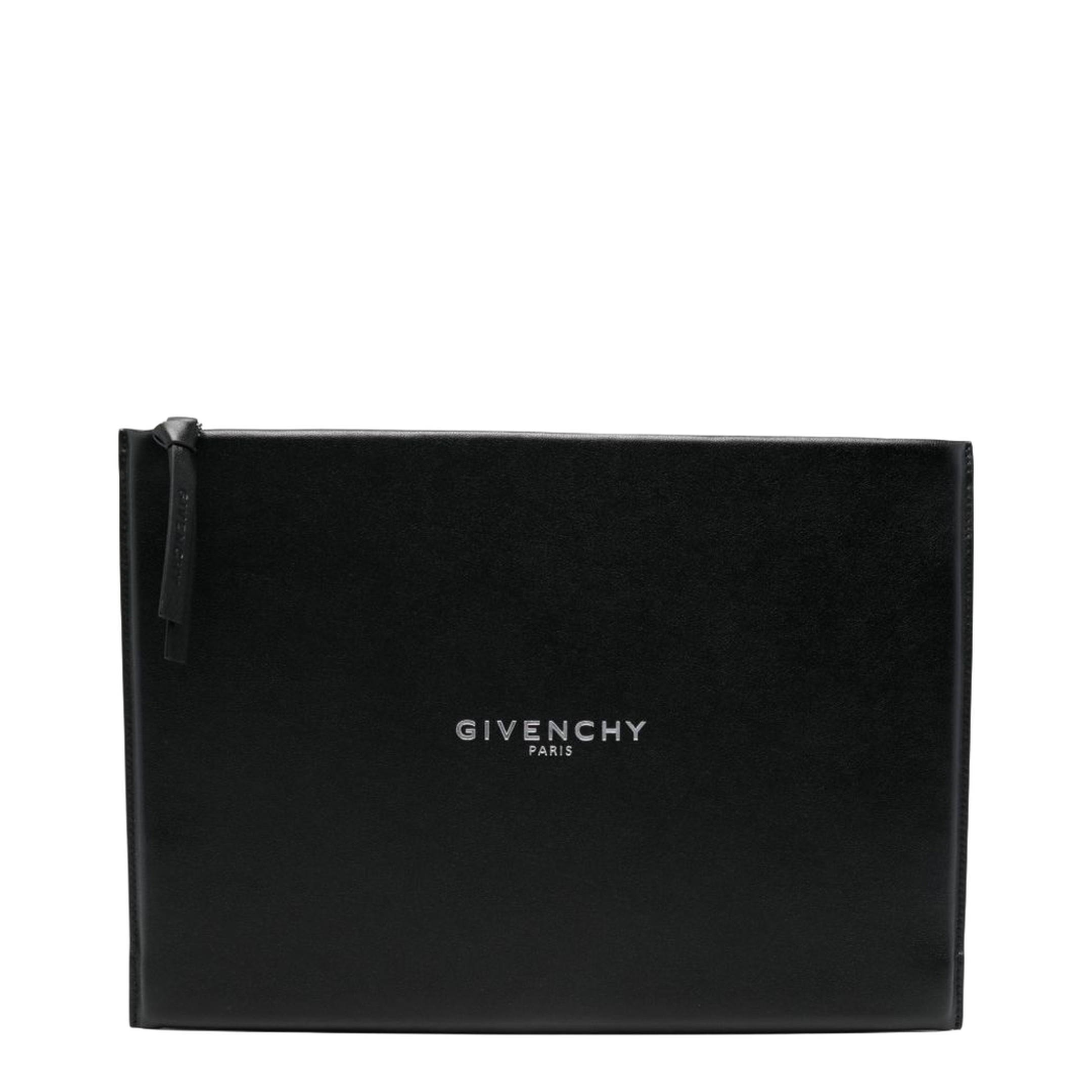 Antigona Large Calfskin Pouch - Black - Image 3