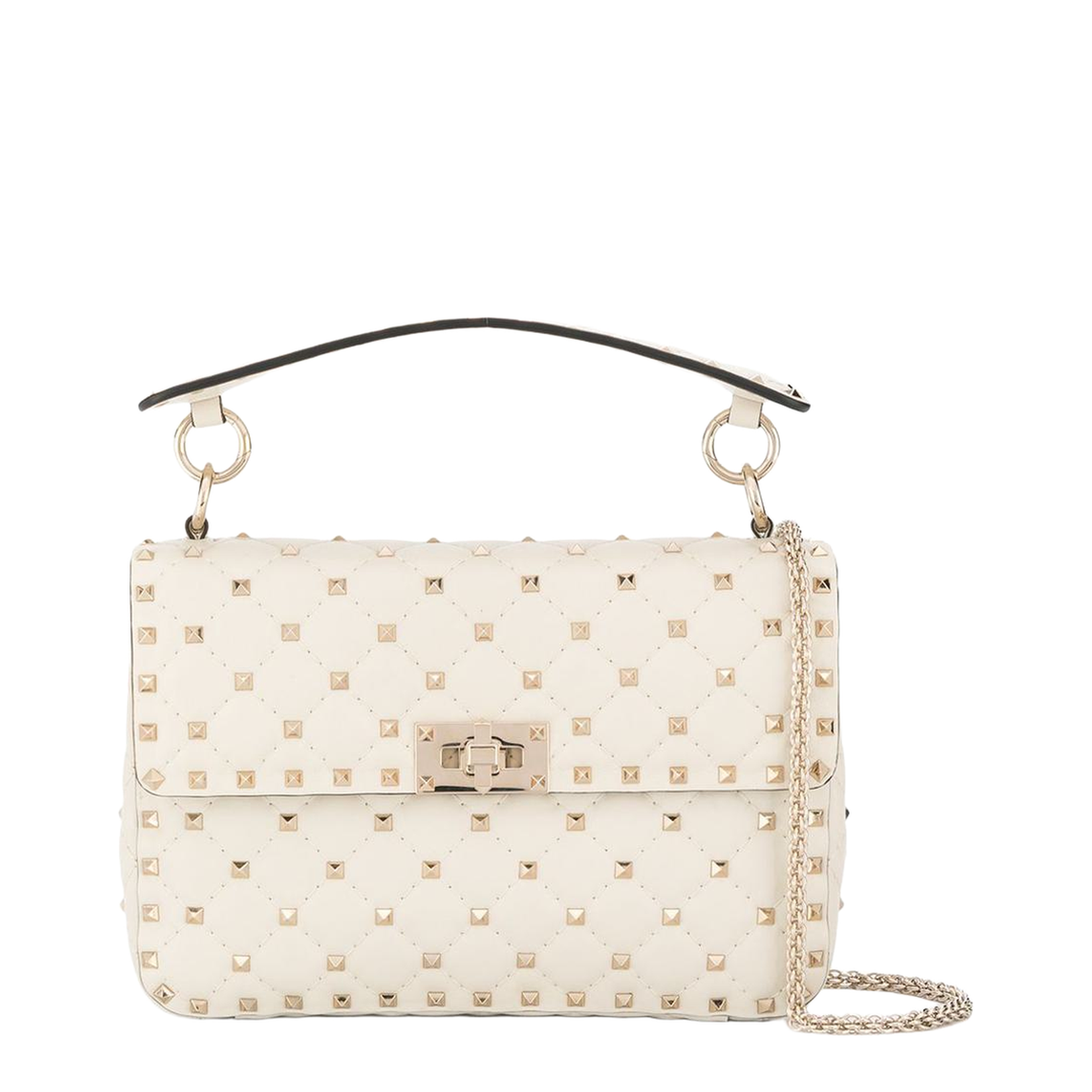 Medium Nappa Rockstud Spike Bag - Image 1