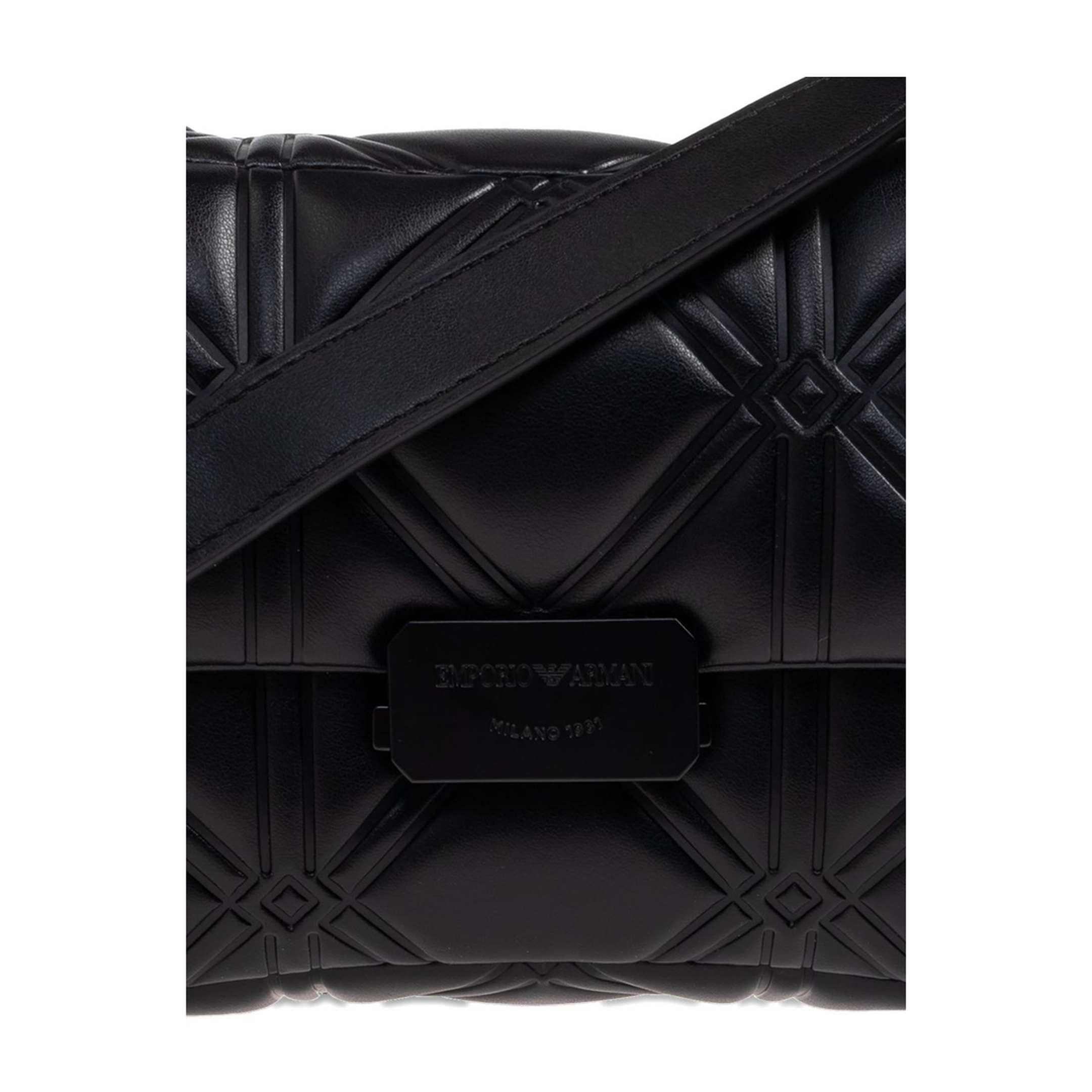 Cassandra Small Imitation Leather Shoulder Bag - Nero - Image 5