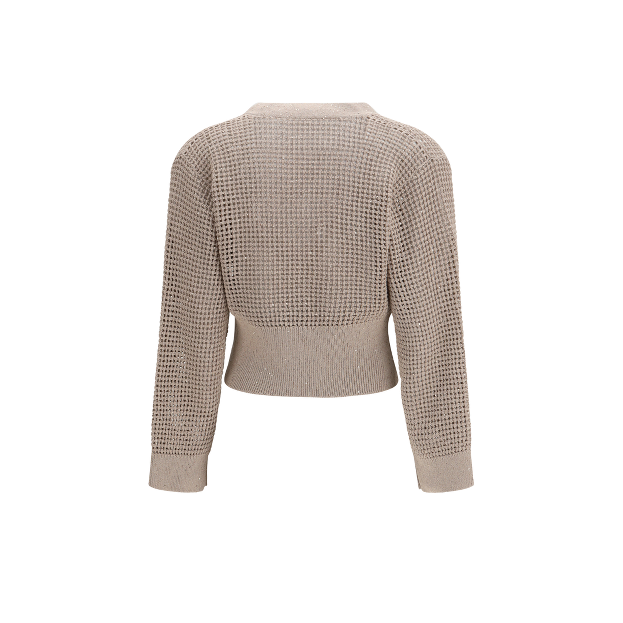 Sequined Mesh Cardigan - Image 2