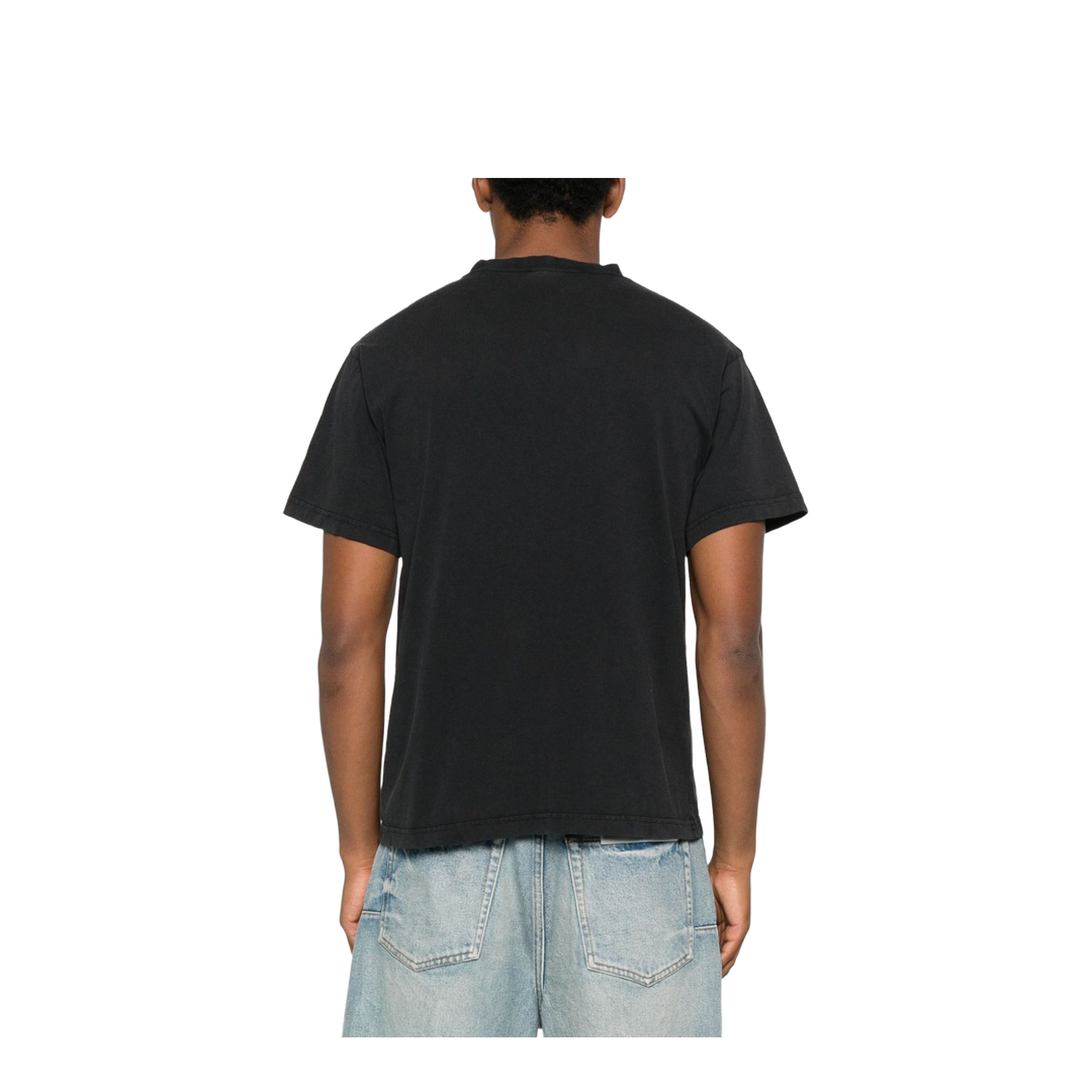 Standard T-Shirt Regular Fit in Black Faded - Image 2