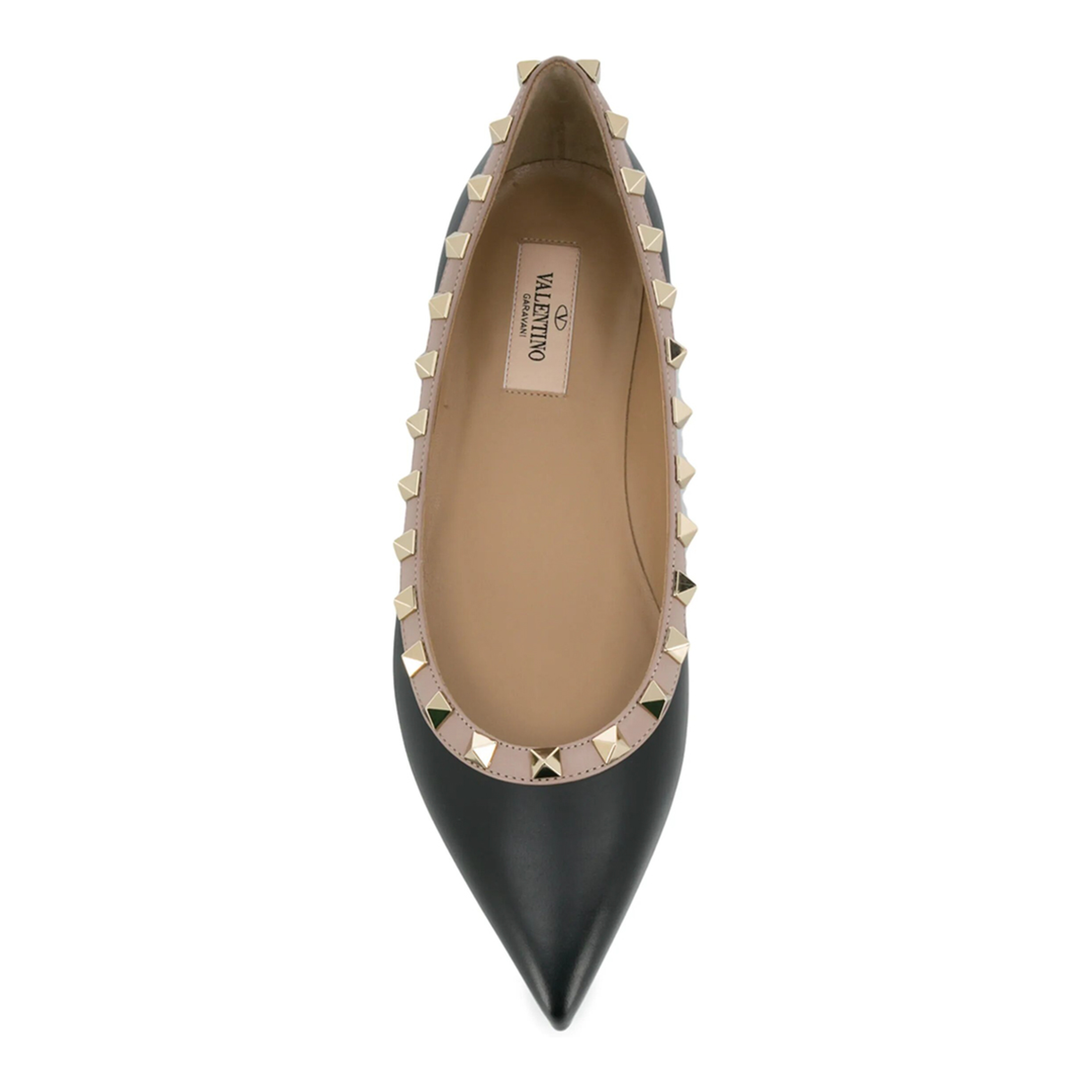 Rockstud Leather Ballet Flat - Image 4