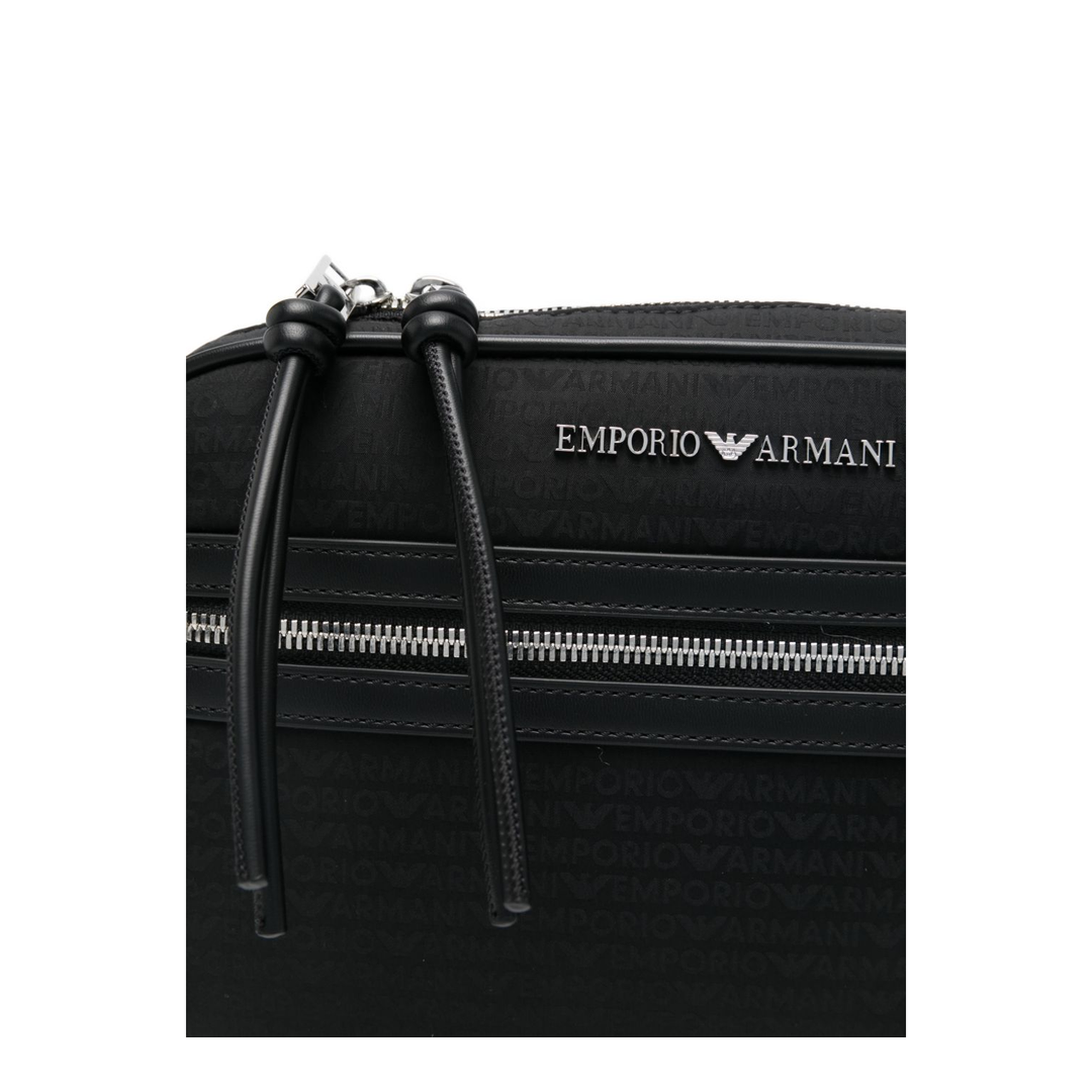 Monogram Crossbody Bag - Black - Image 5