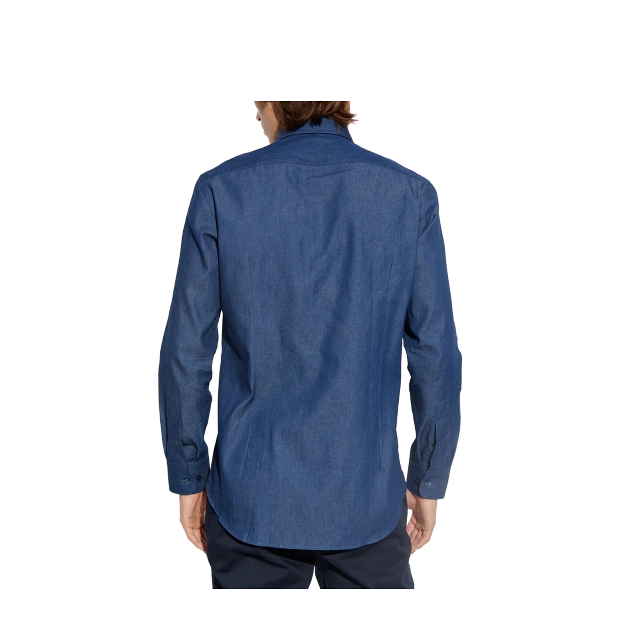 Embroidered Logo Cotton Shirt - Image 4