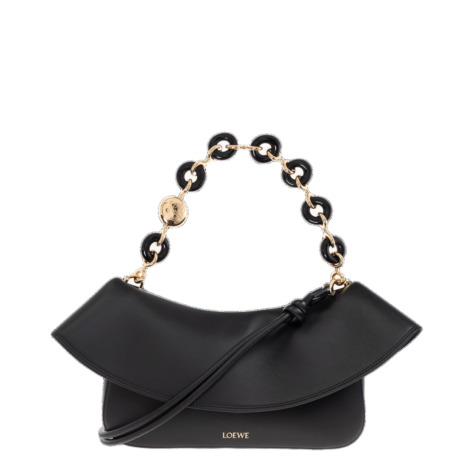 Ola Medium Shoulder Bag Black - Image 1