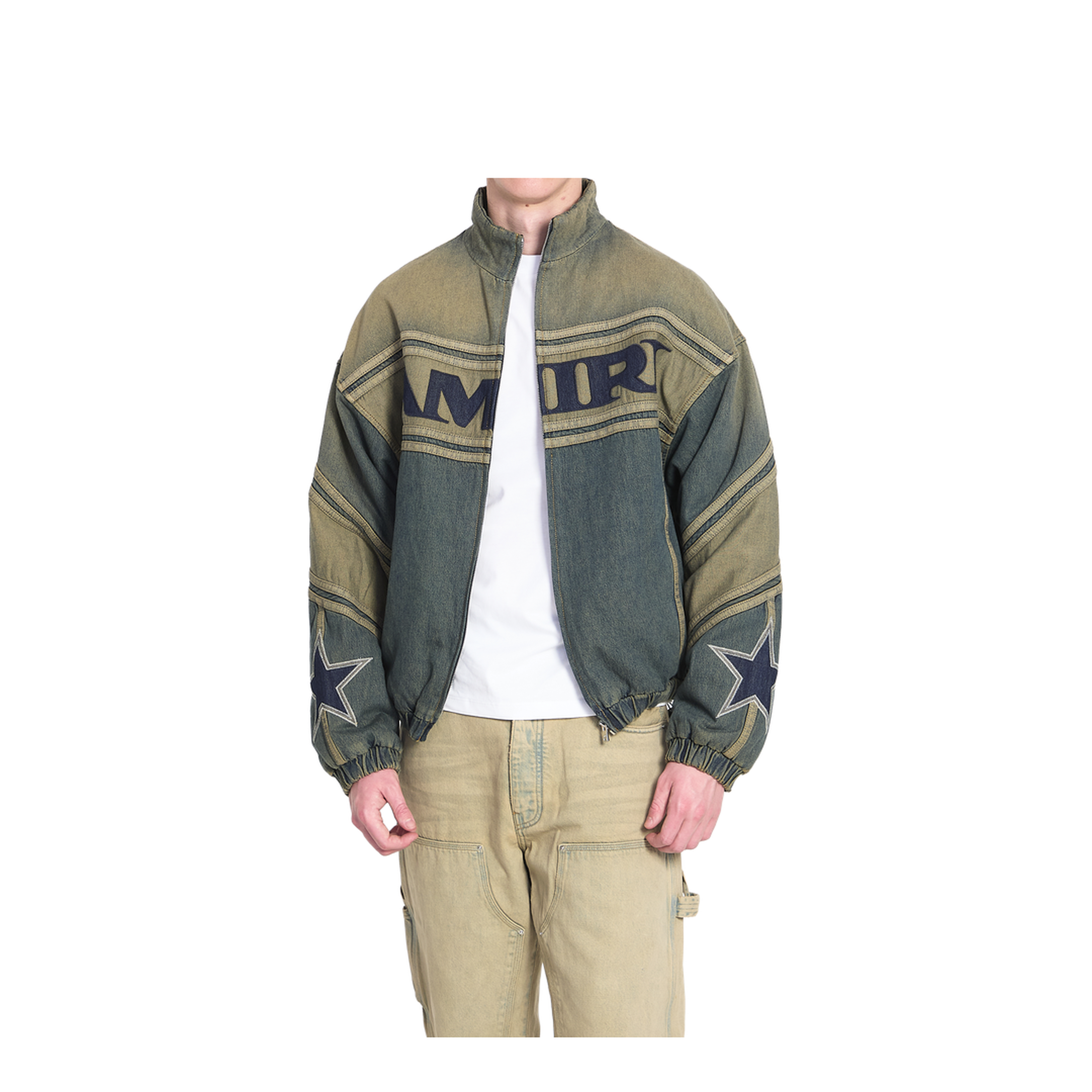 Sport Denim Track Jacket - Image 2