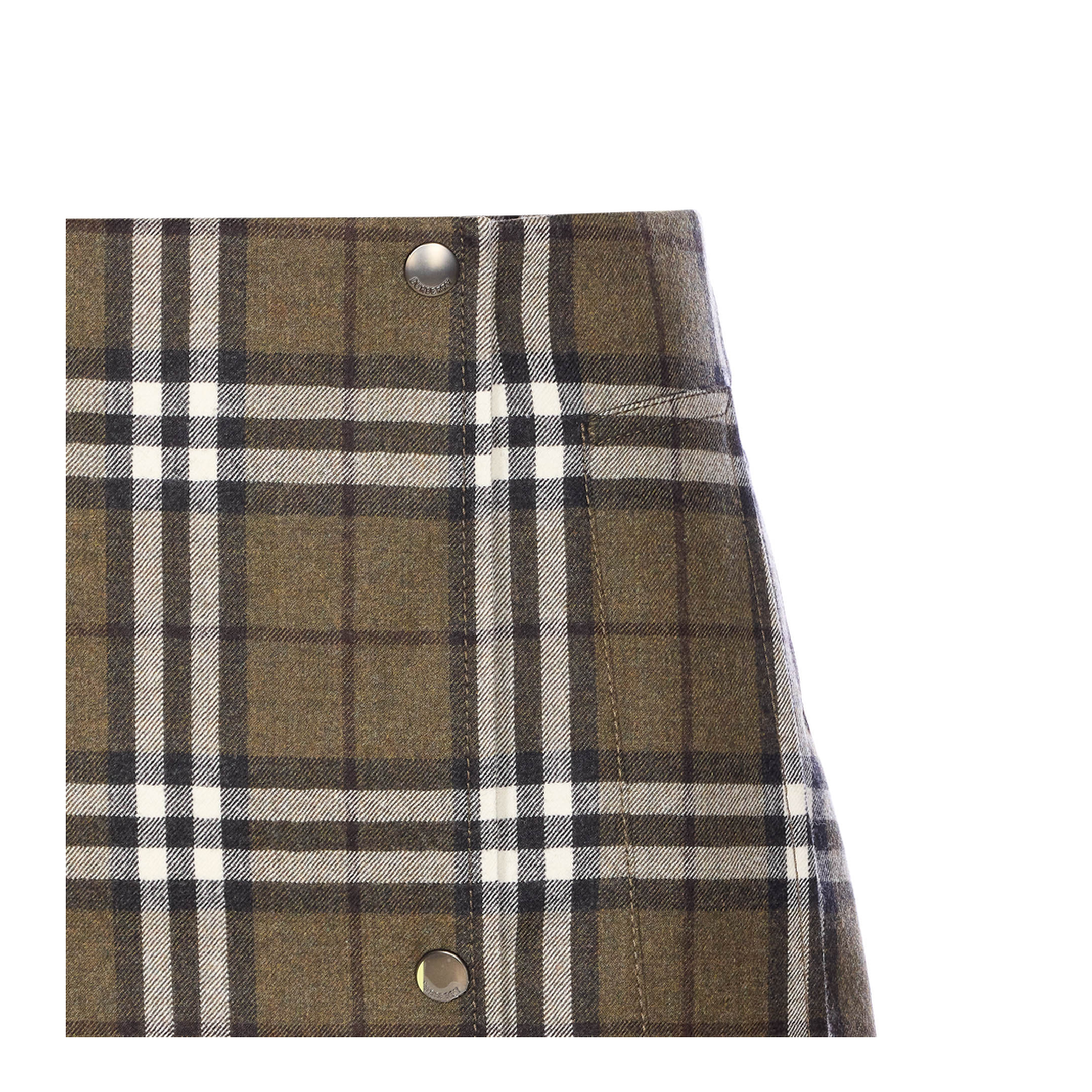 Green Check Miniskirt - Image 3