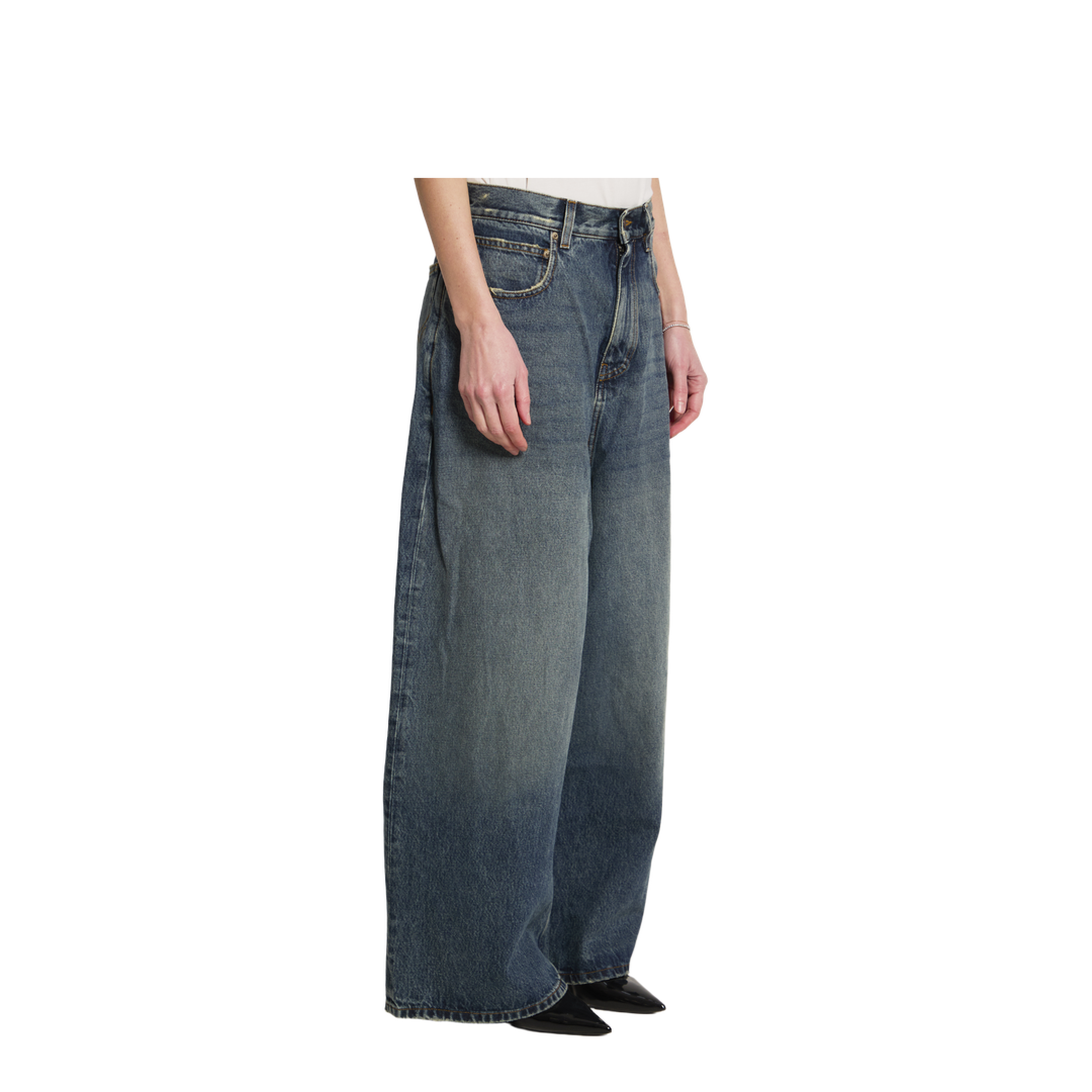 Low-rise baggy jeans - Image 2