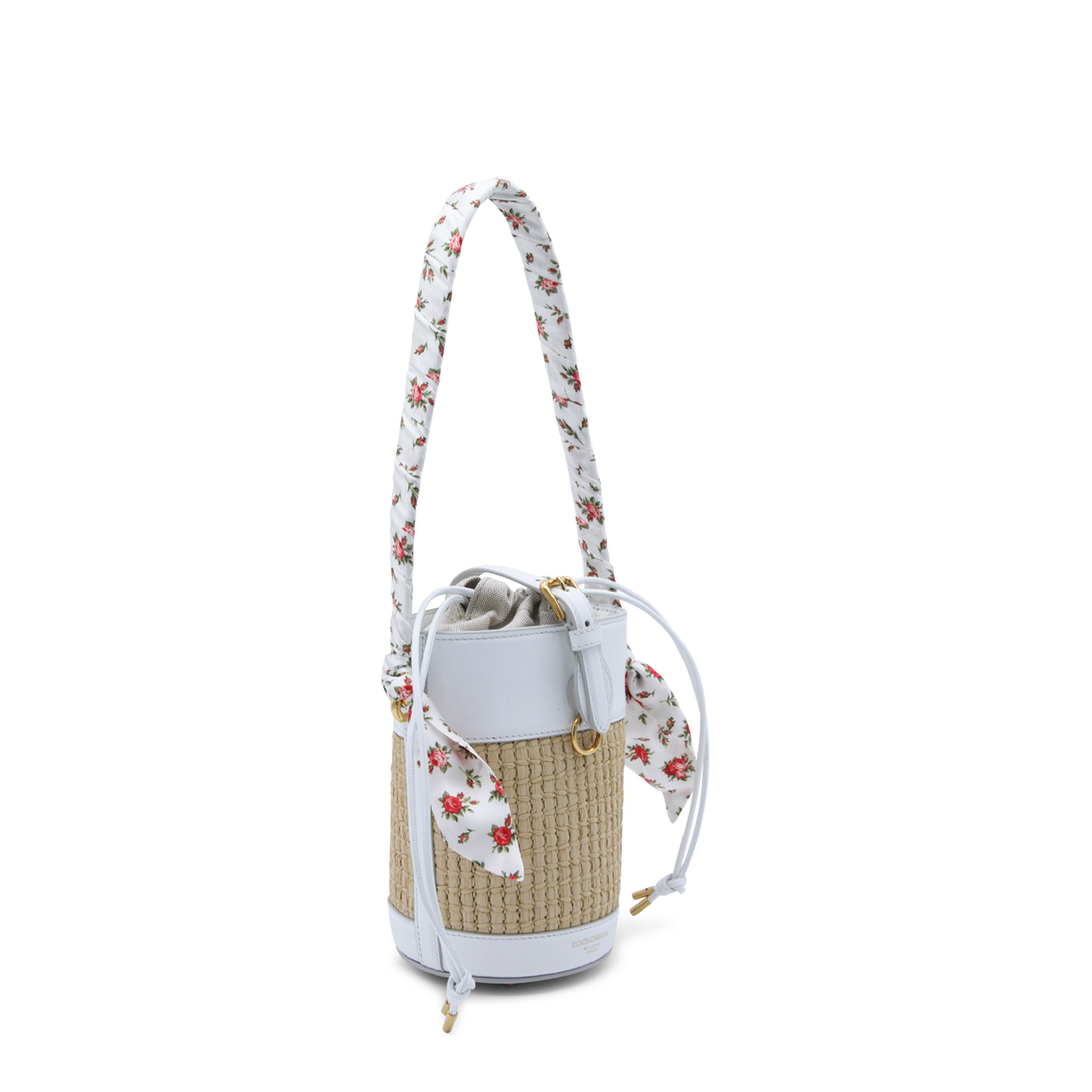 Capri Raffia Bucket Bag - Multicolor - Image 3