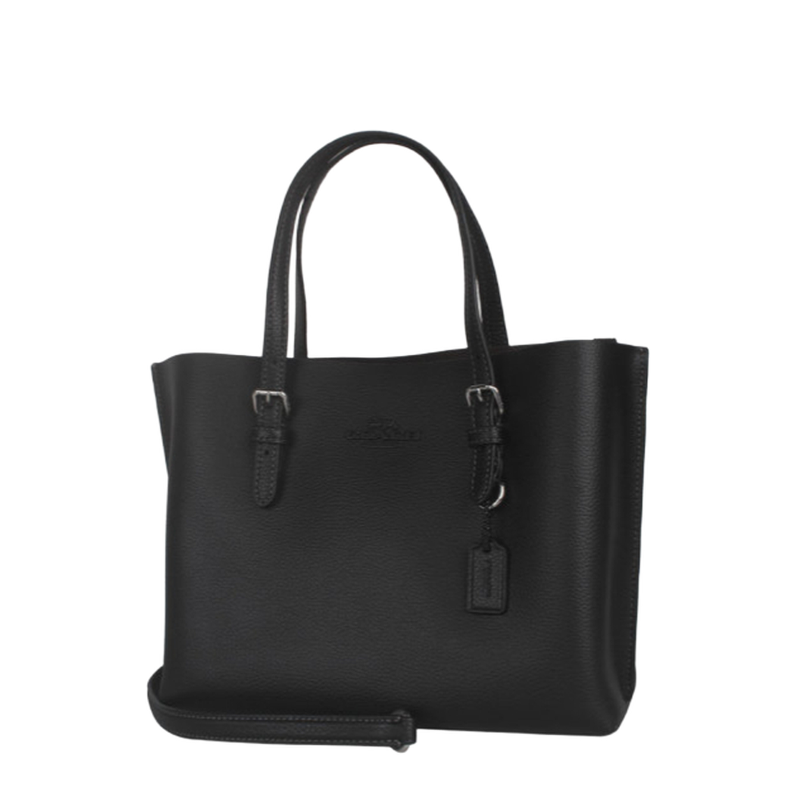 Mollie Leather Tote Bag 25 Black - Image 2
