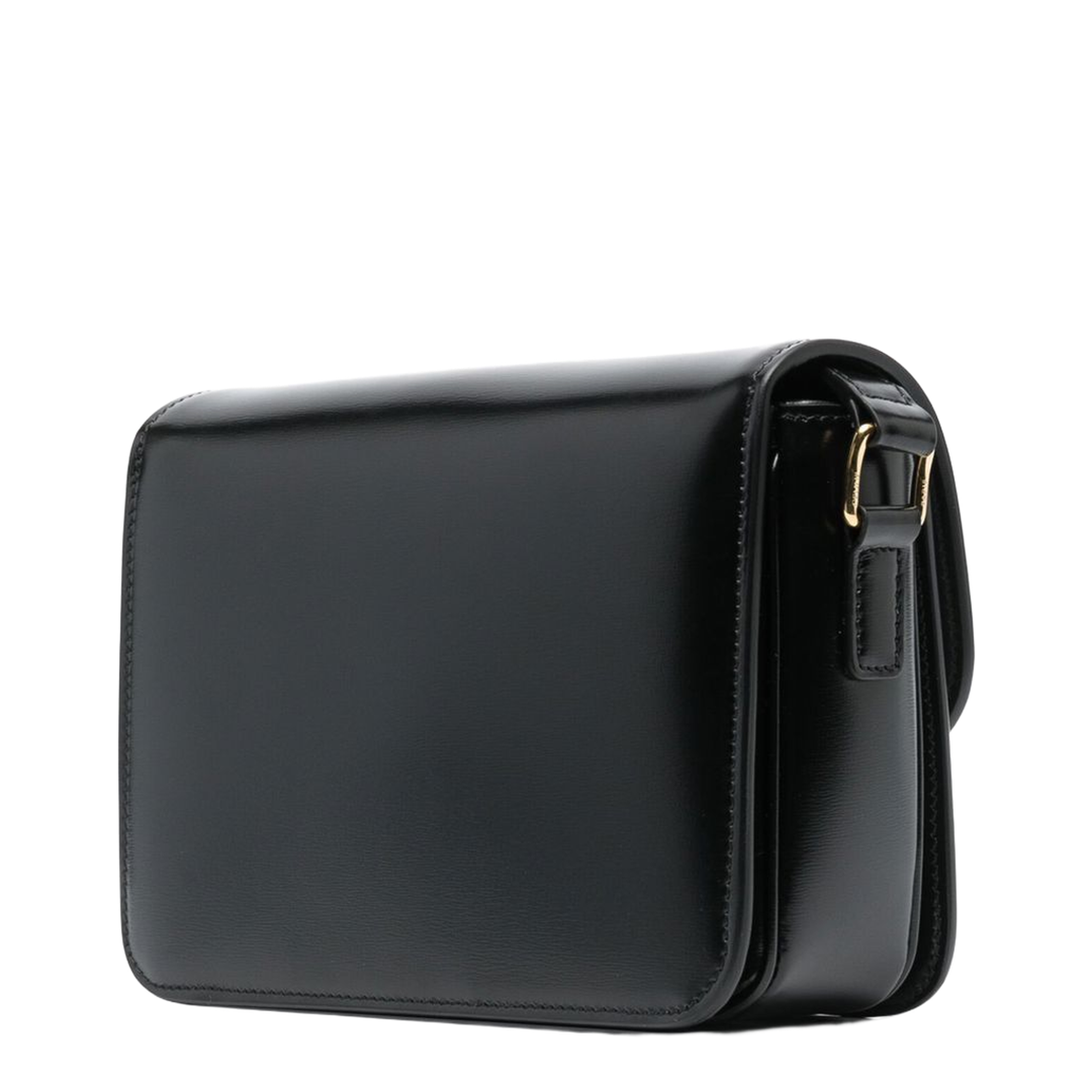 Triomphe Teen Calfskin Crossbody - Black - Image 3