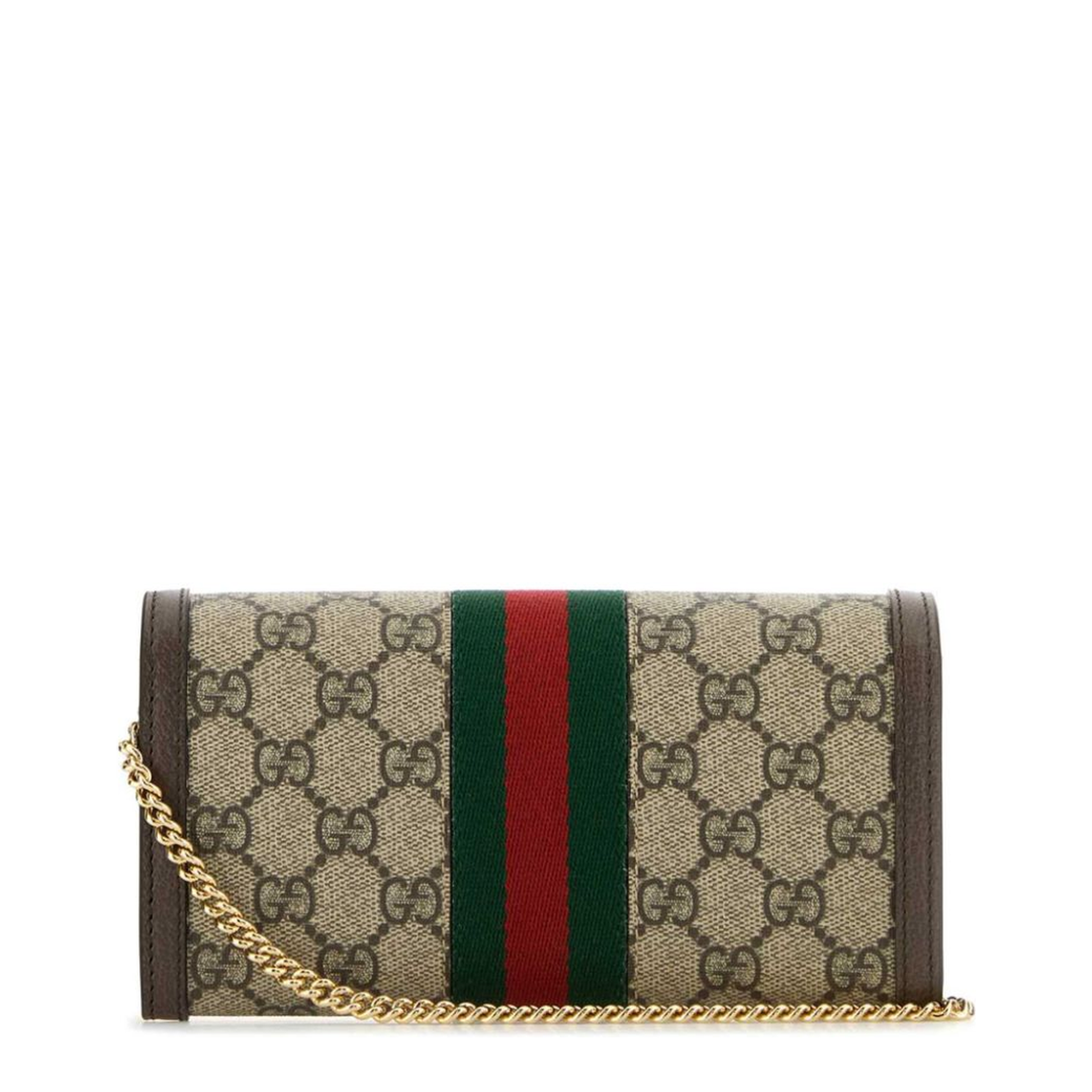 Ophidia Canvas Wallet On Chain - Beige - Image 2