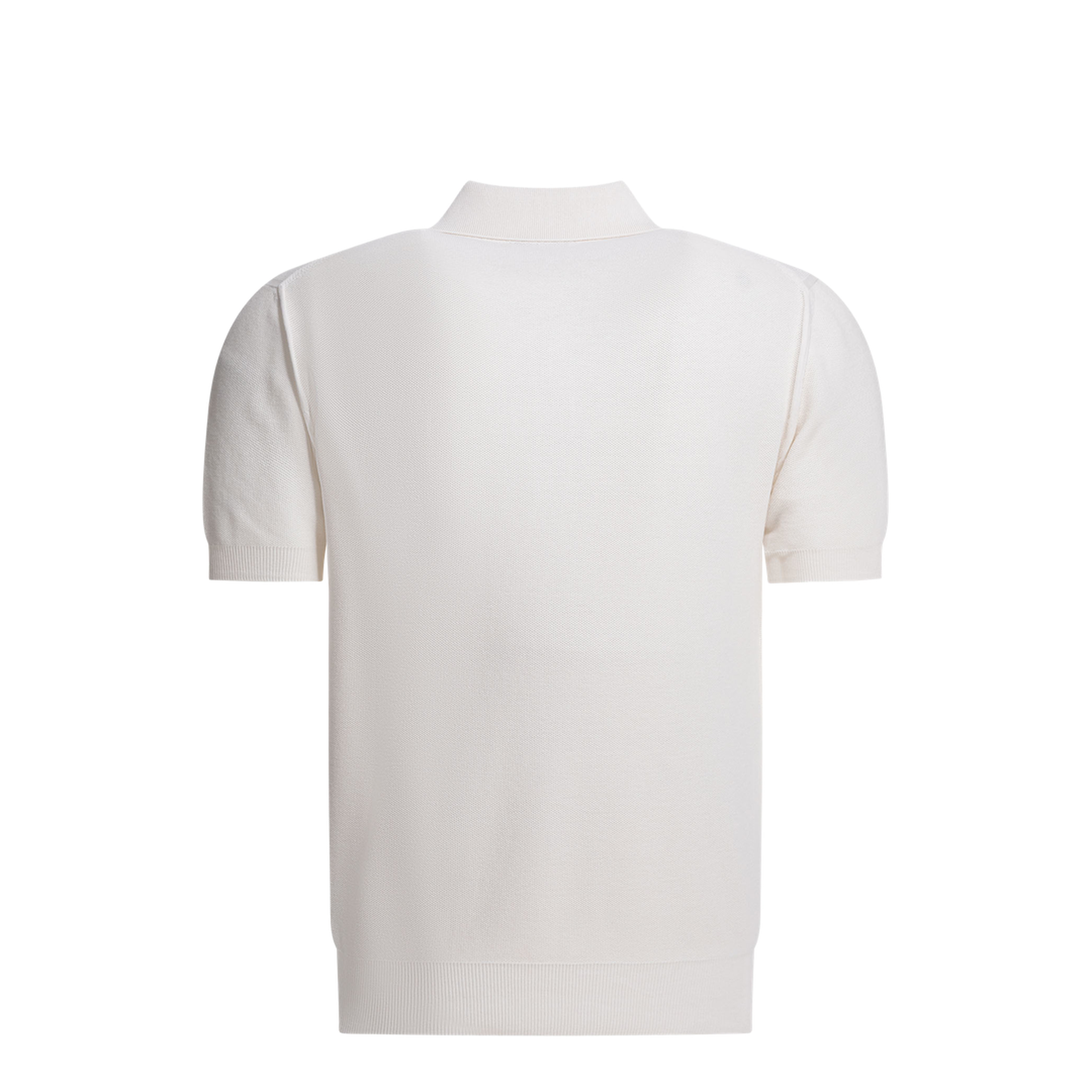 Silk And Cotton Pique Polo Shirt - Image 2