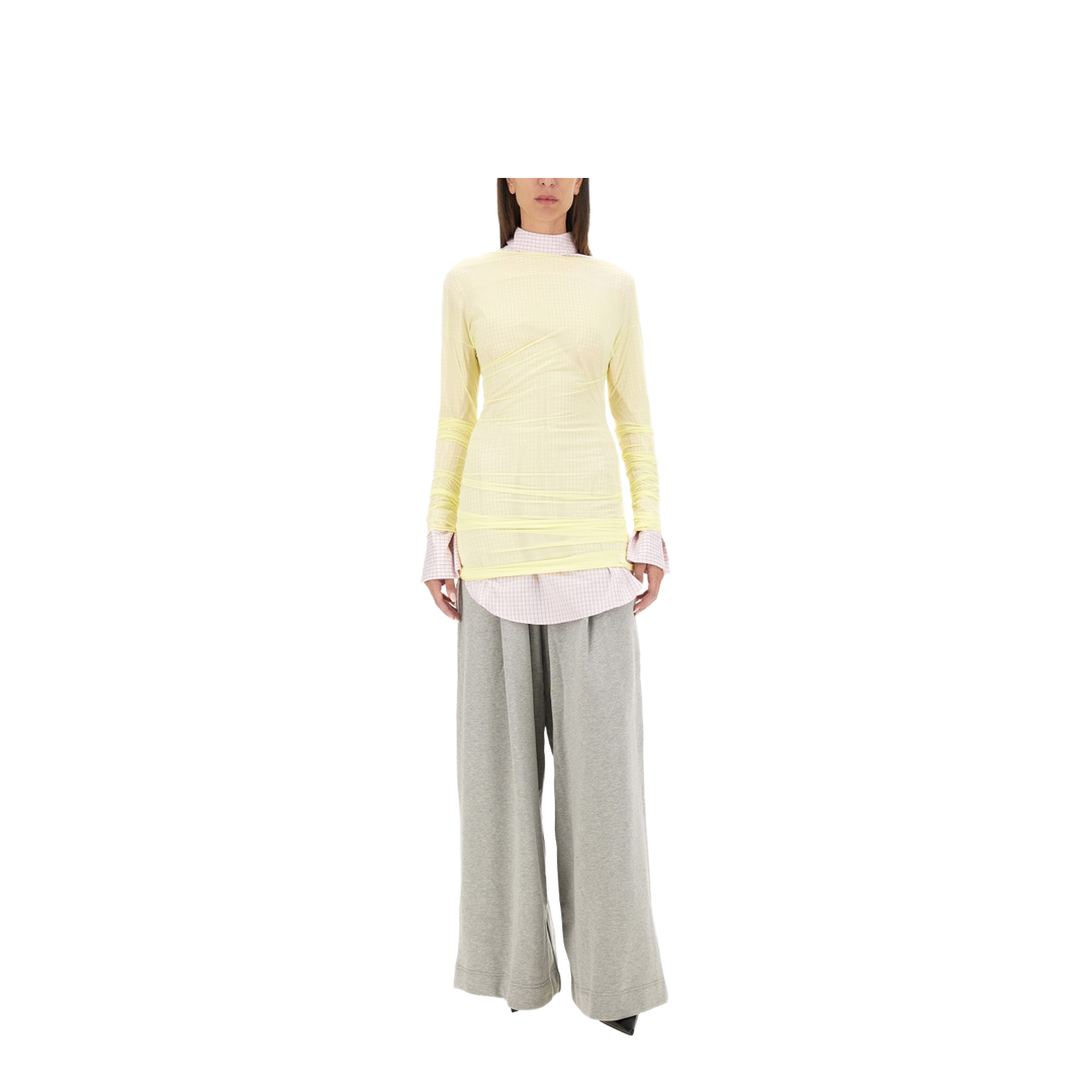 Tulle Tops In Yellow - Image 2