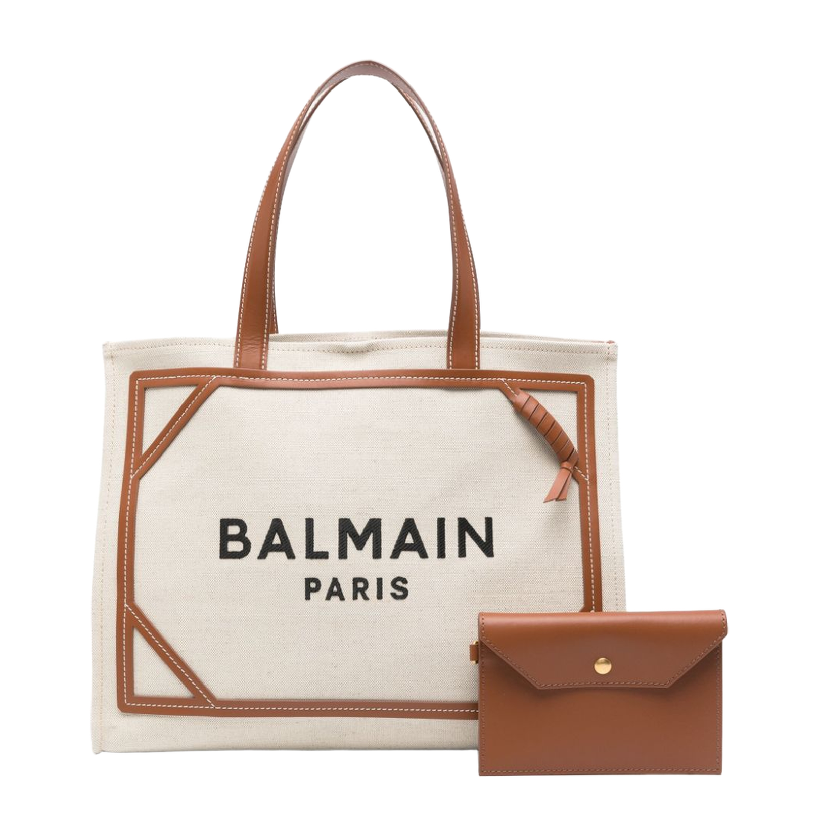 Chic Beige Shopping Bag - Image 2