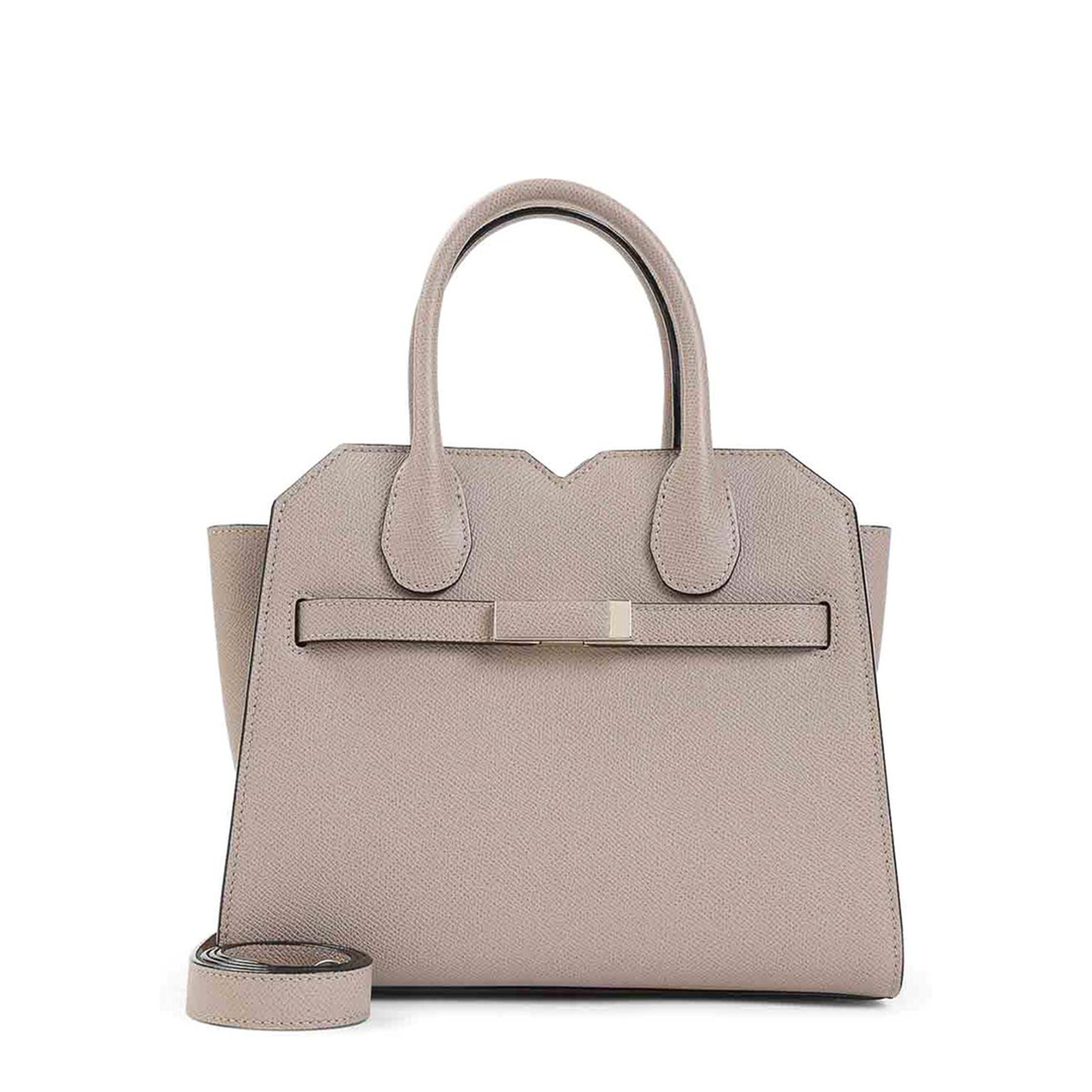 Milano Mini Calfskin Top-Handle Bag - Sahara Brown - Image 5
