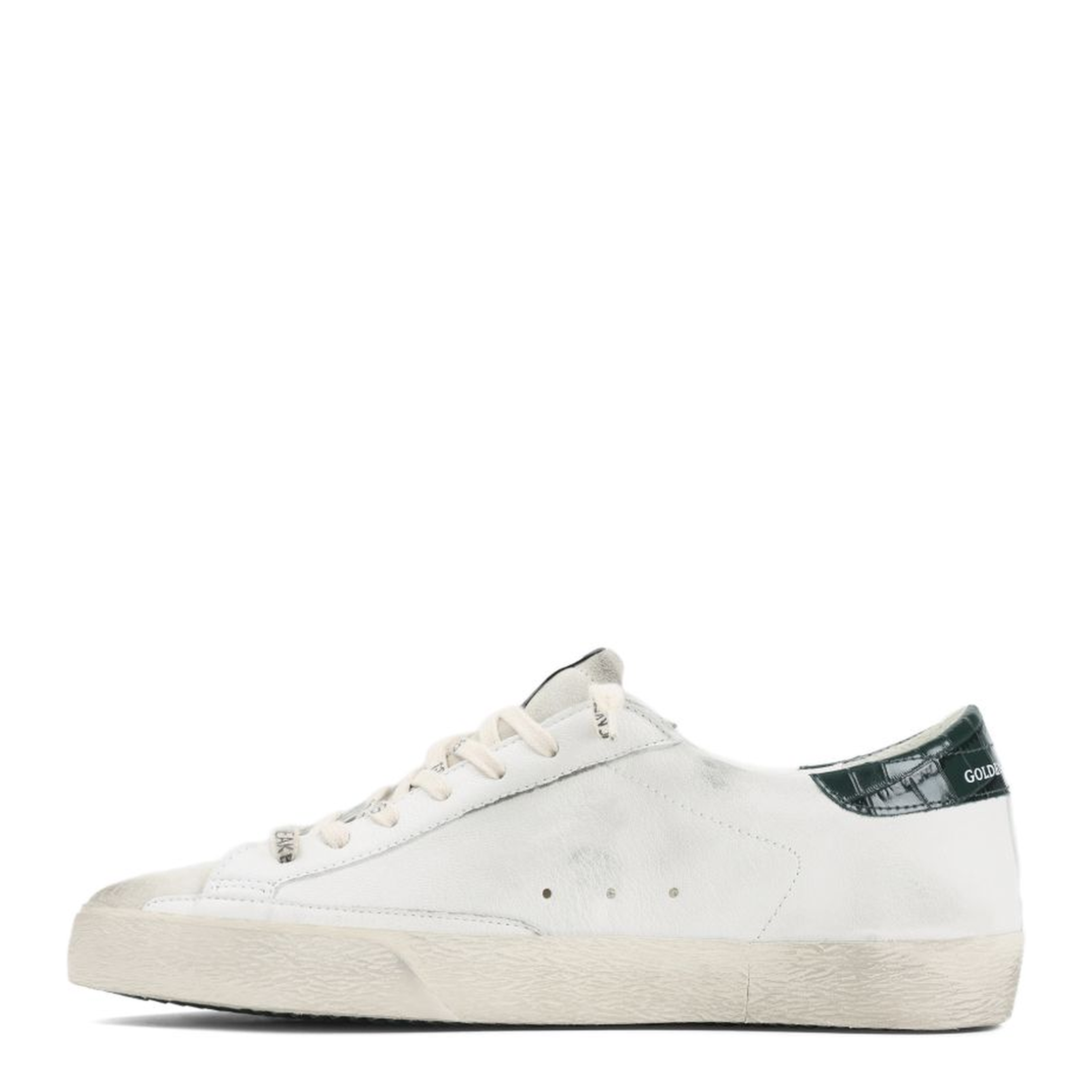 Super Star Nappa Upper Suede Toe and Tongue Leather Star Printed Leather Heel - Image 4
