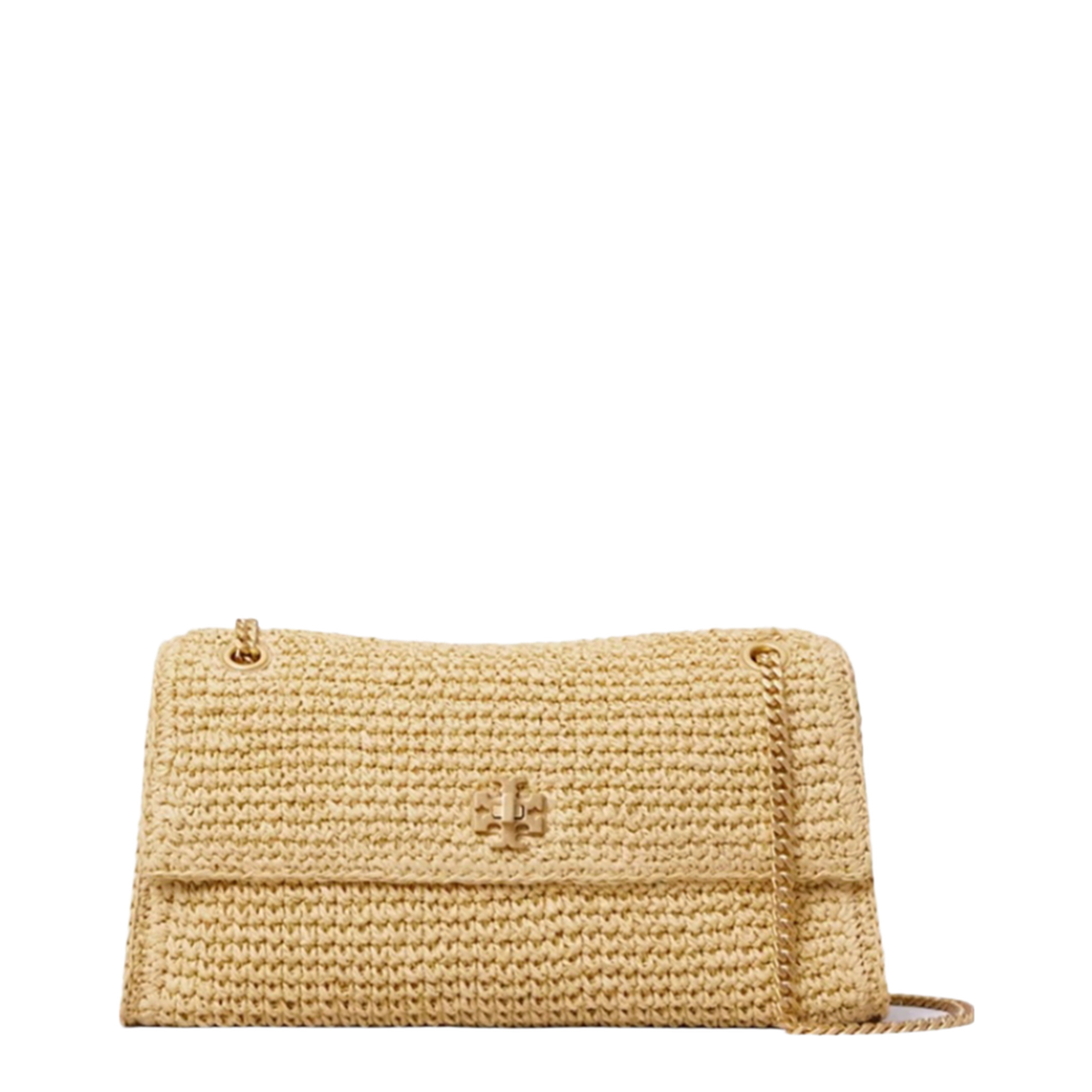 Kira Small Raffia Shoulder Bag - Natural - Image 1