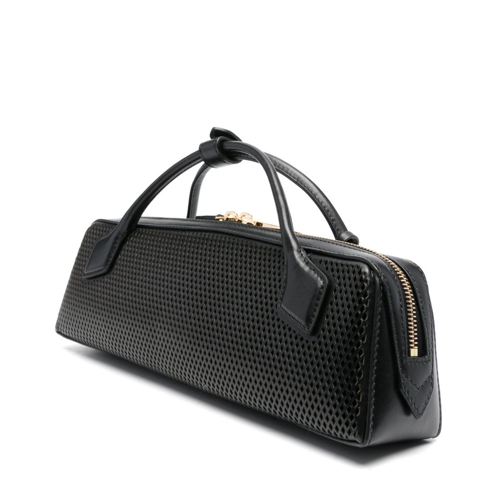 Black Perforated Le Teckel Bag - Image 2