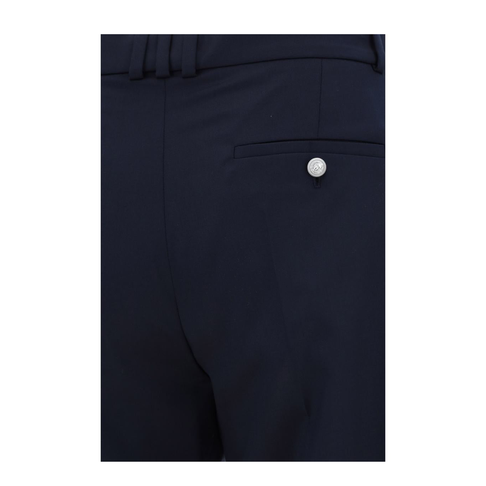 Pleated Wool Trousers - Image 4