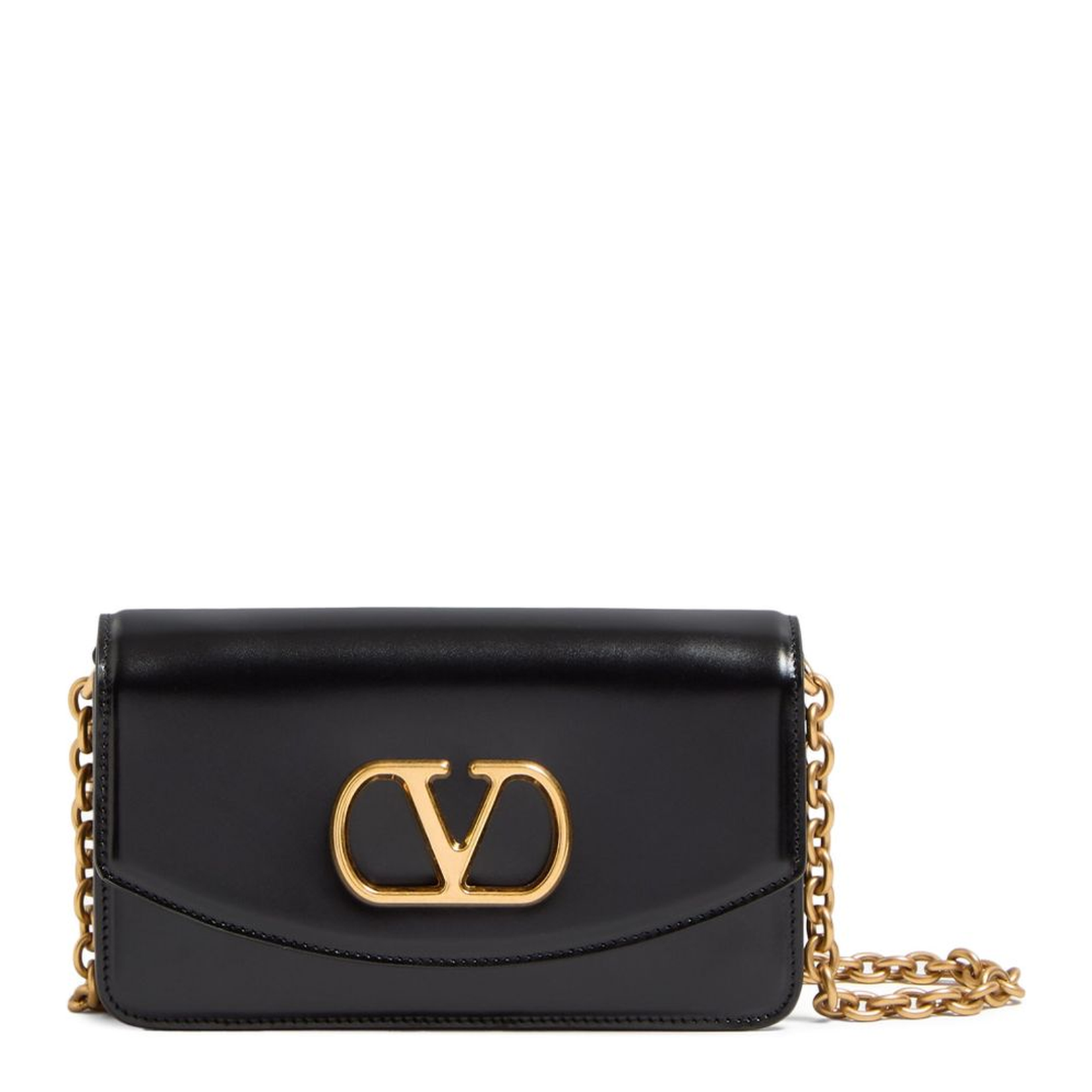 Vain In Shiny Calfskin Shoulder Bag - Image 1