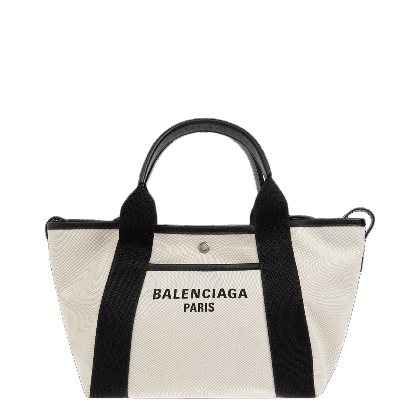 Tote Bag Biarritz Small in Natural/Black - Image 3