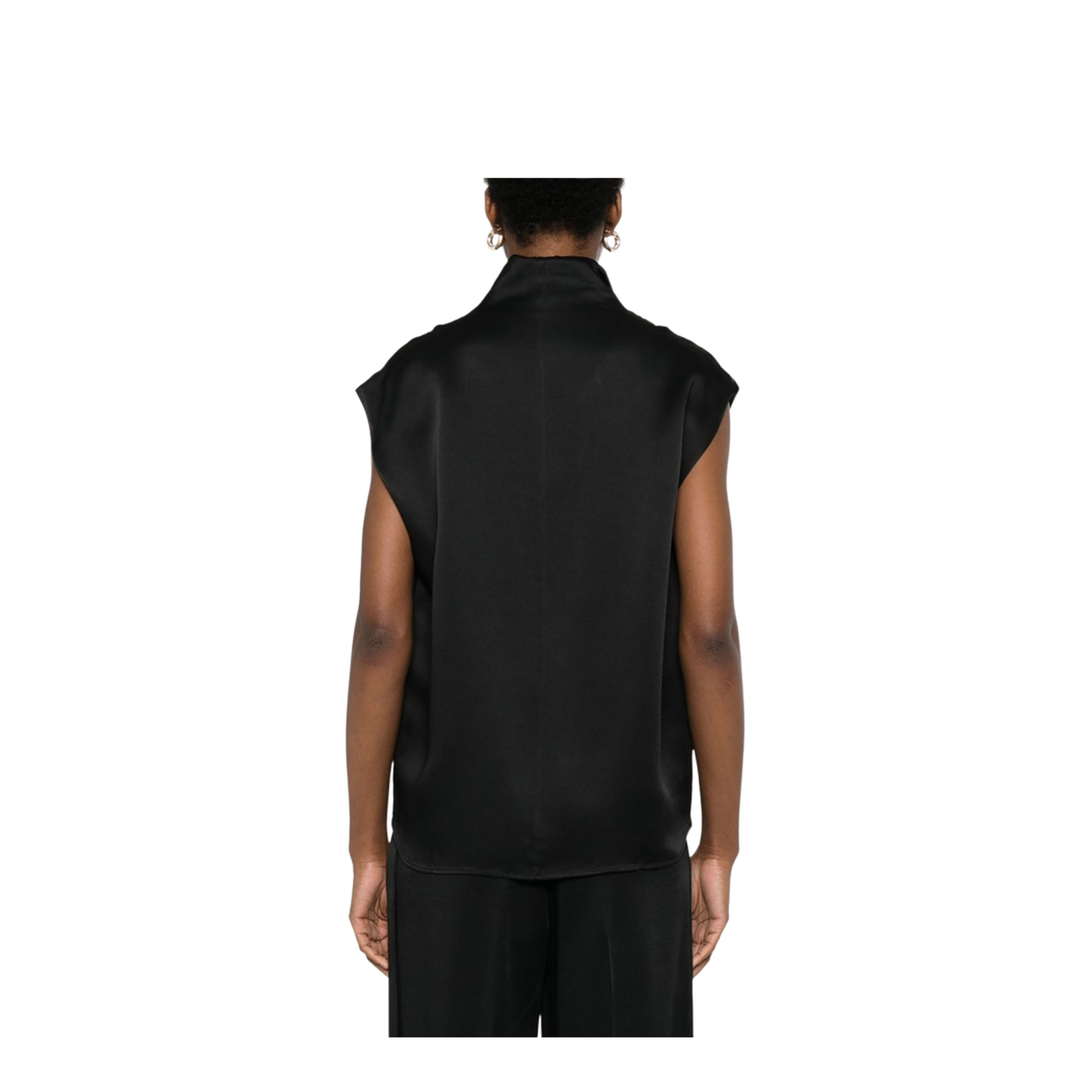 Sleeveless Funnel-neck Top - Image 3