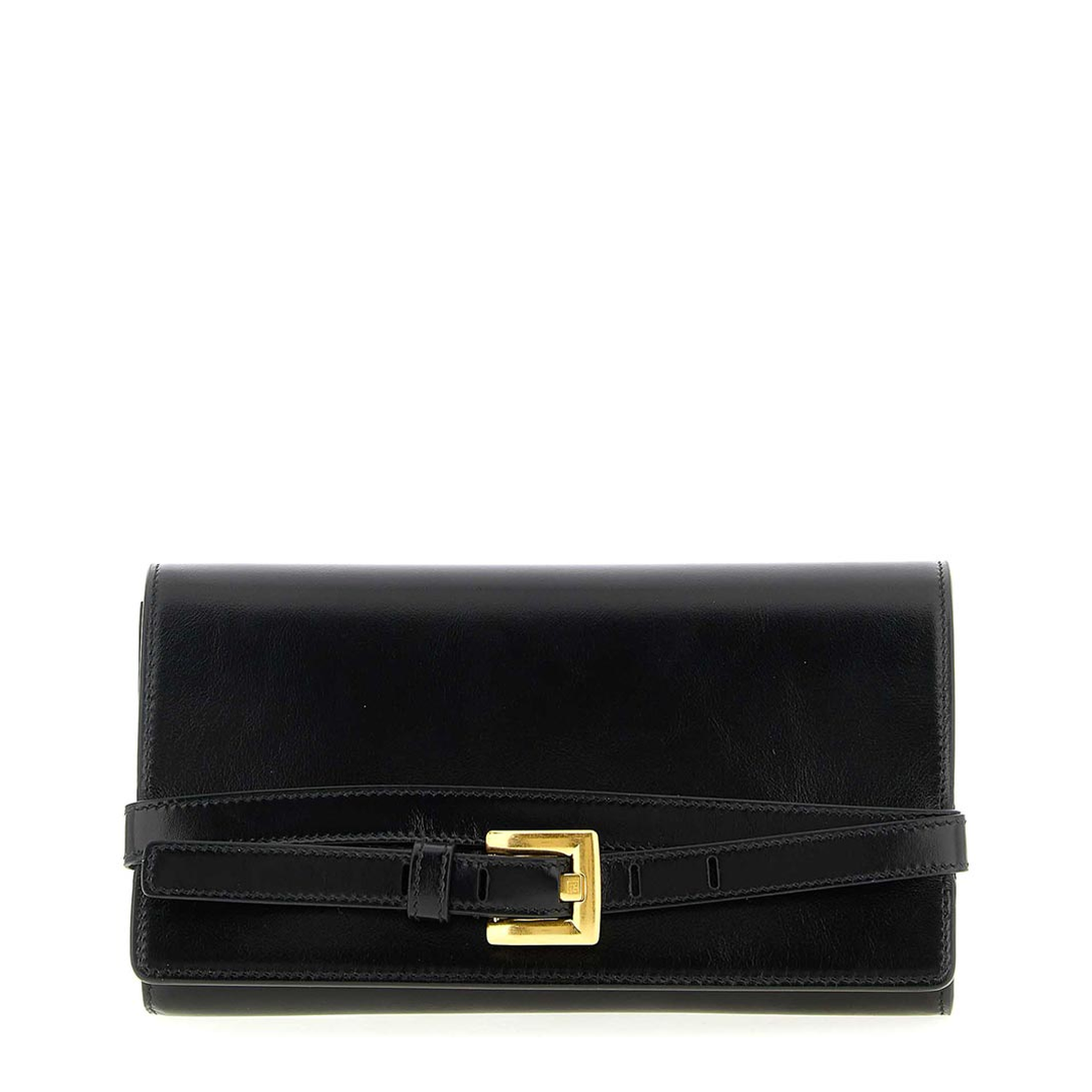 Shuffle Calfskin Wallet-On-Chain - Black - Image 2