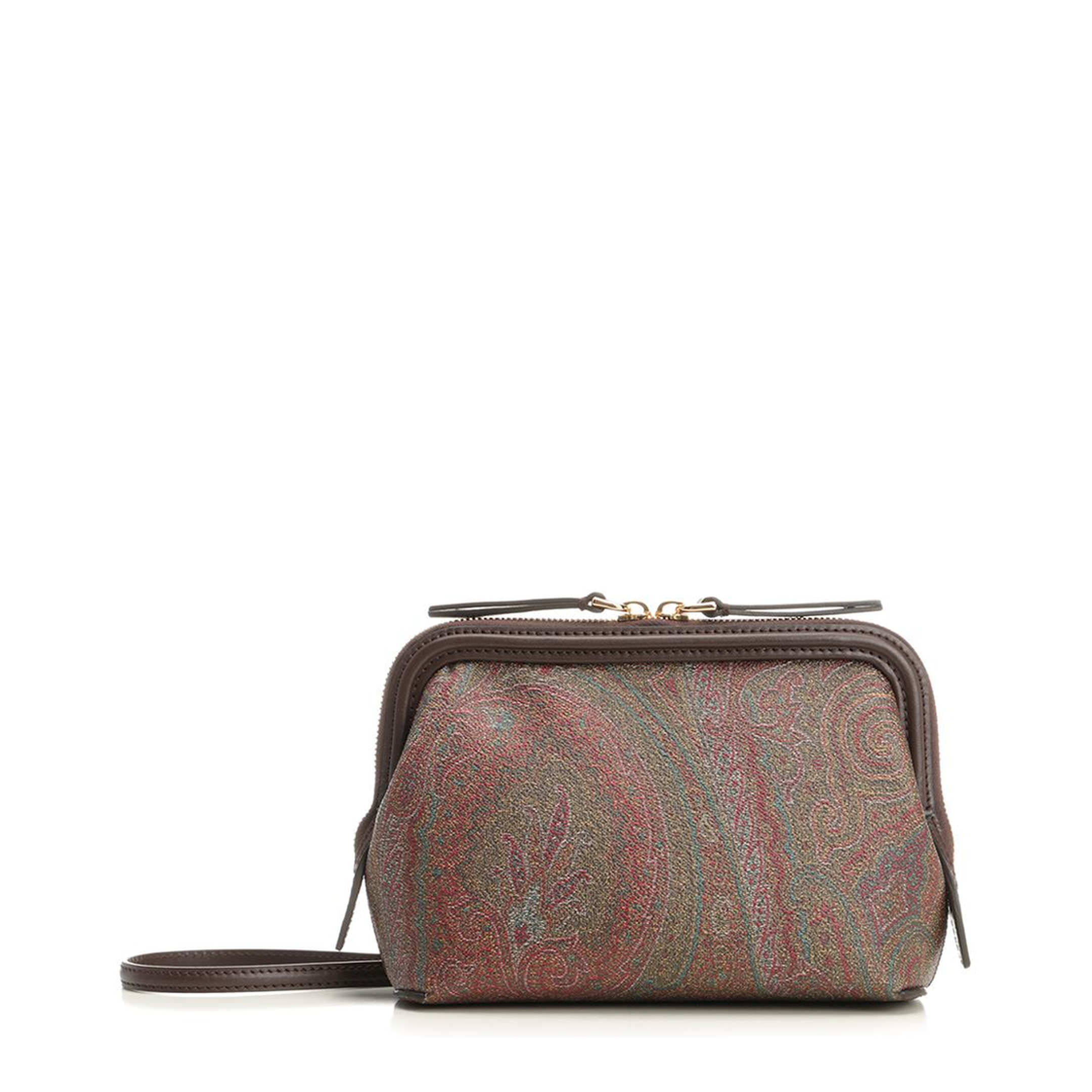 Arnica Cotton Jacquard Clutch - Brown - Image 1