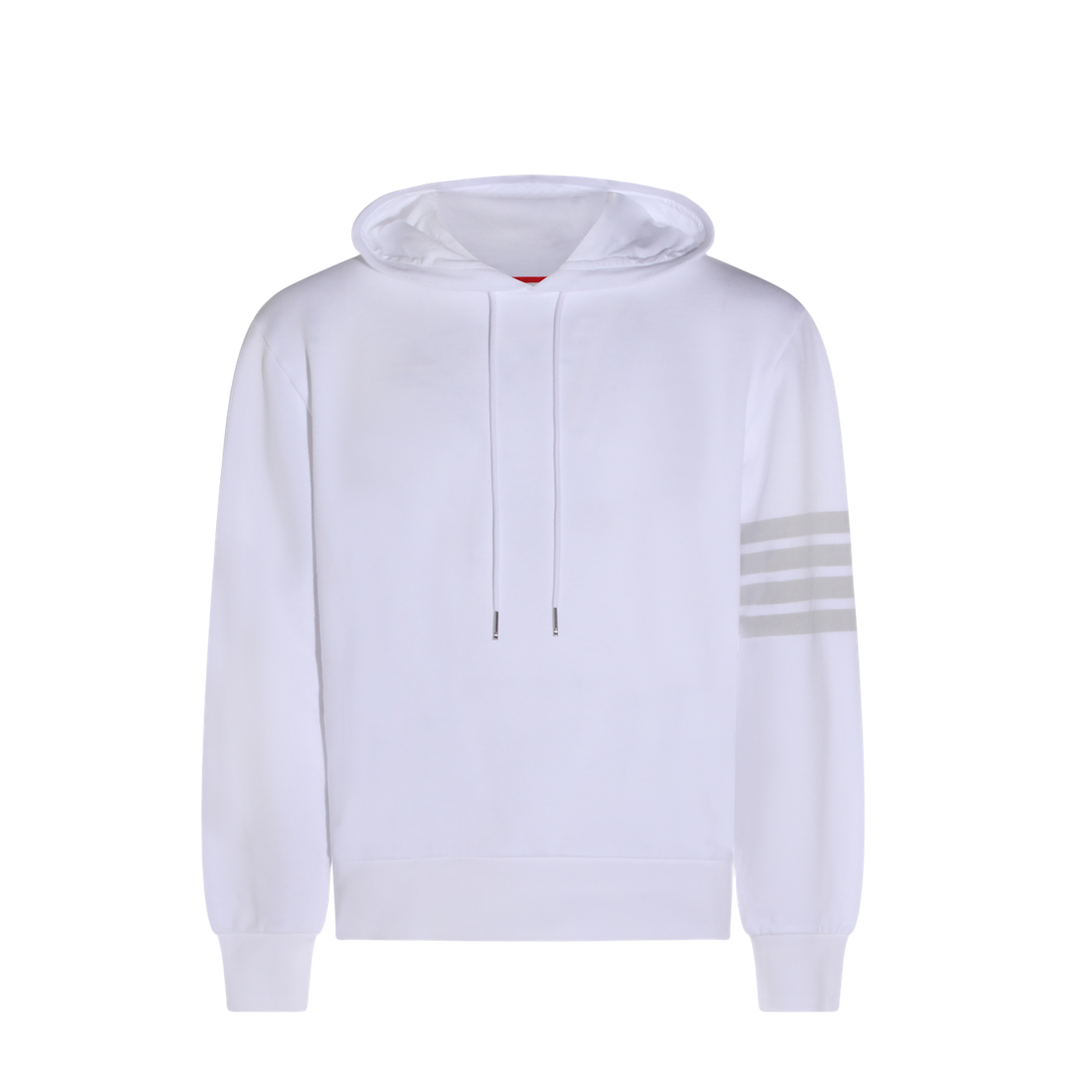 Long Sleeve Hoodie Pullover With Overdyed 4 Bar In Solid Loopback - Image 2