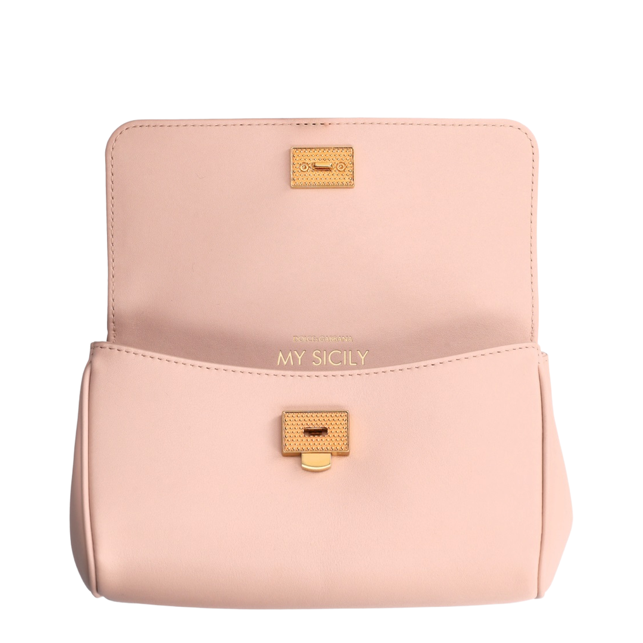 My Sicily Mini Calf Leather Top-Handle Bag - Beige - Image 4