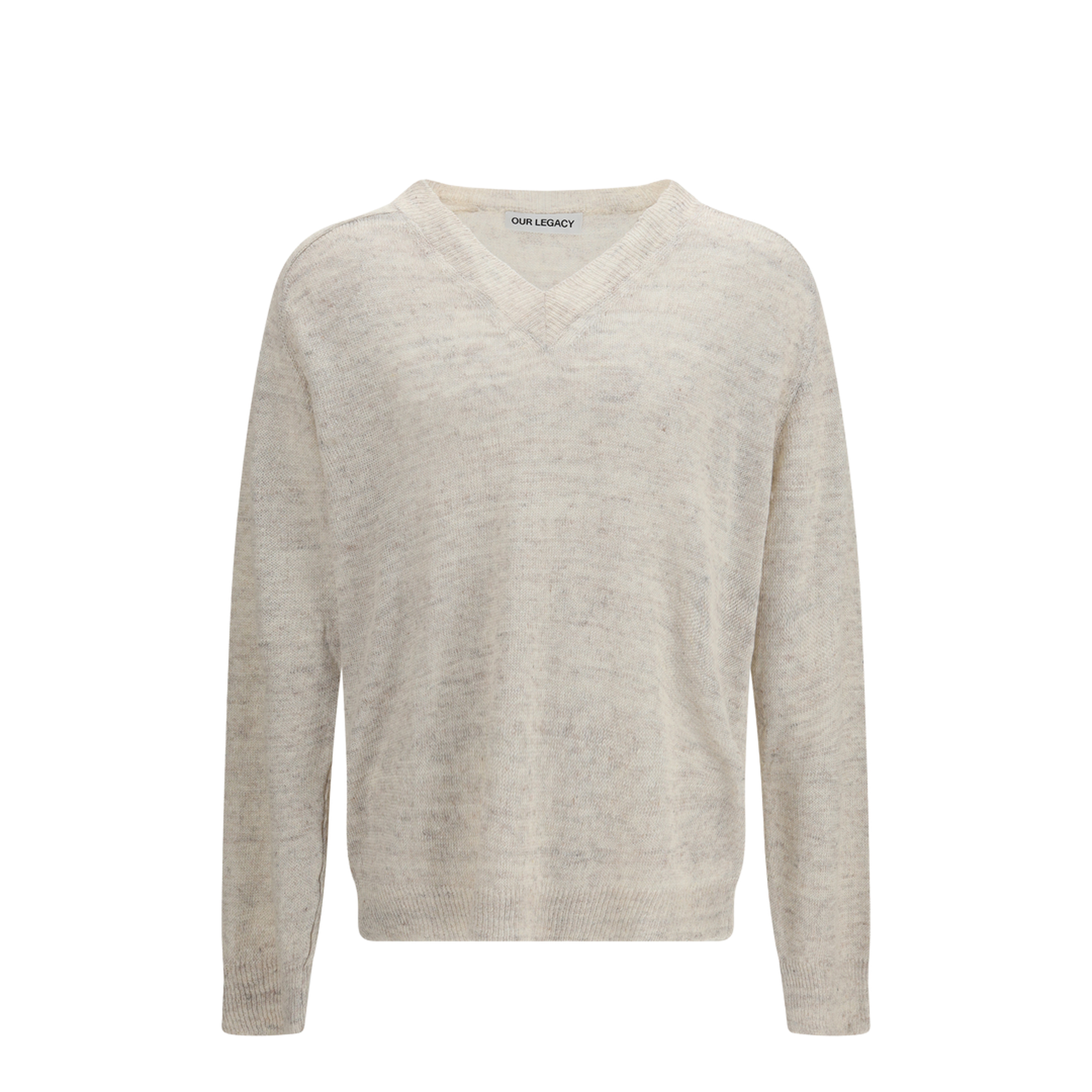 Rue V-Neck Soft Cyclone Linen Sweater - Image 1