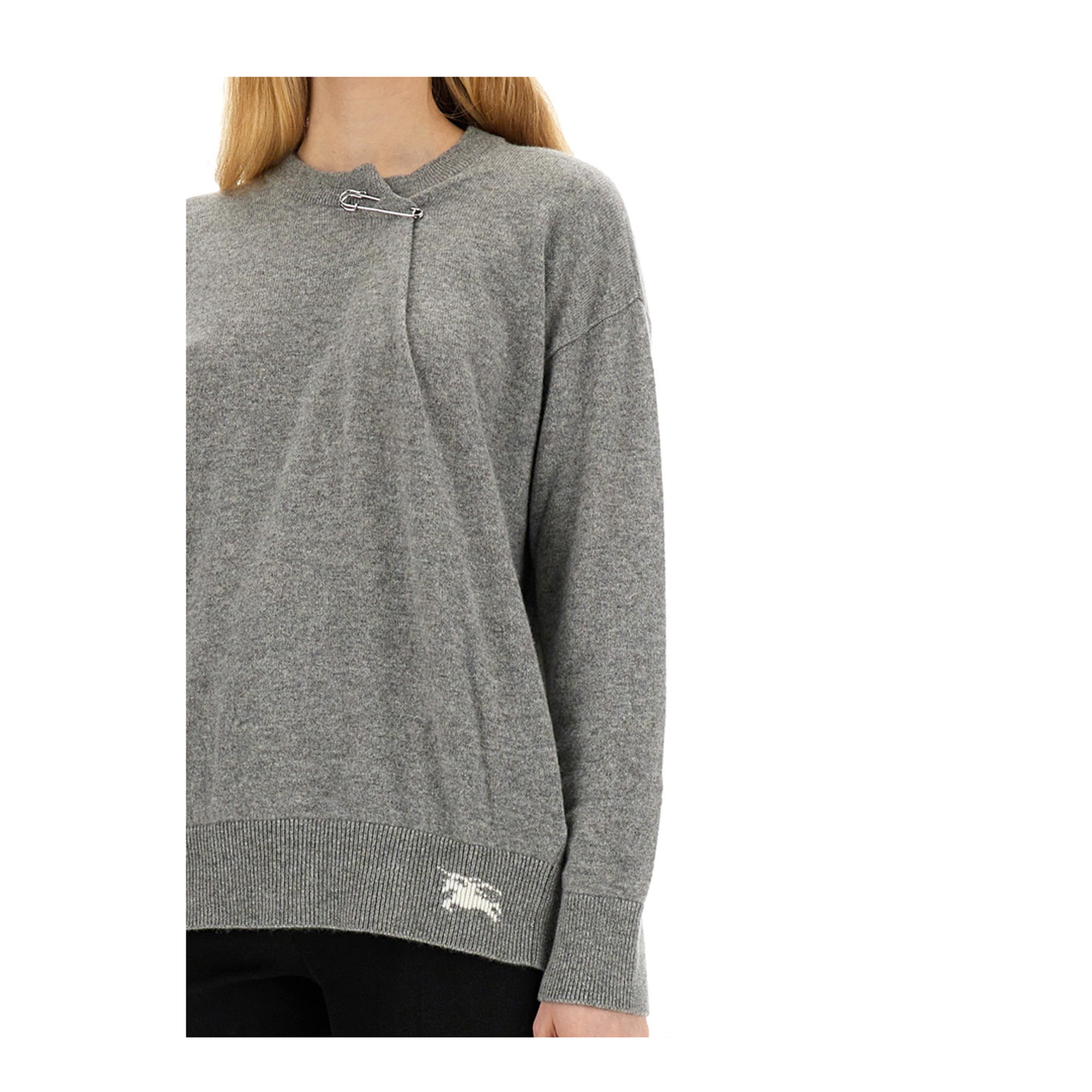 Cashmere Sweater with Kilt Pin - Image 4