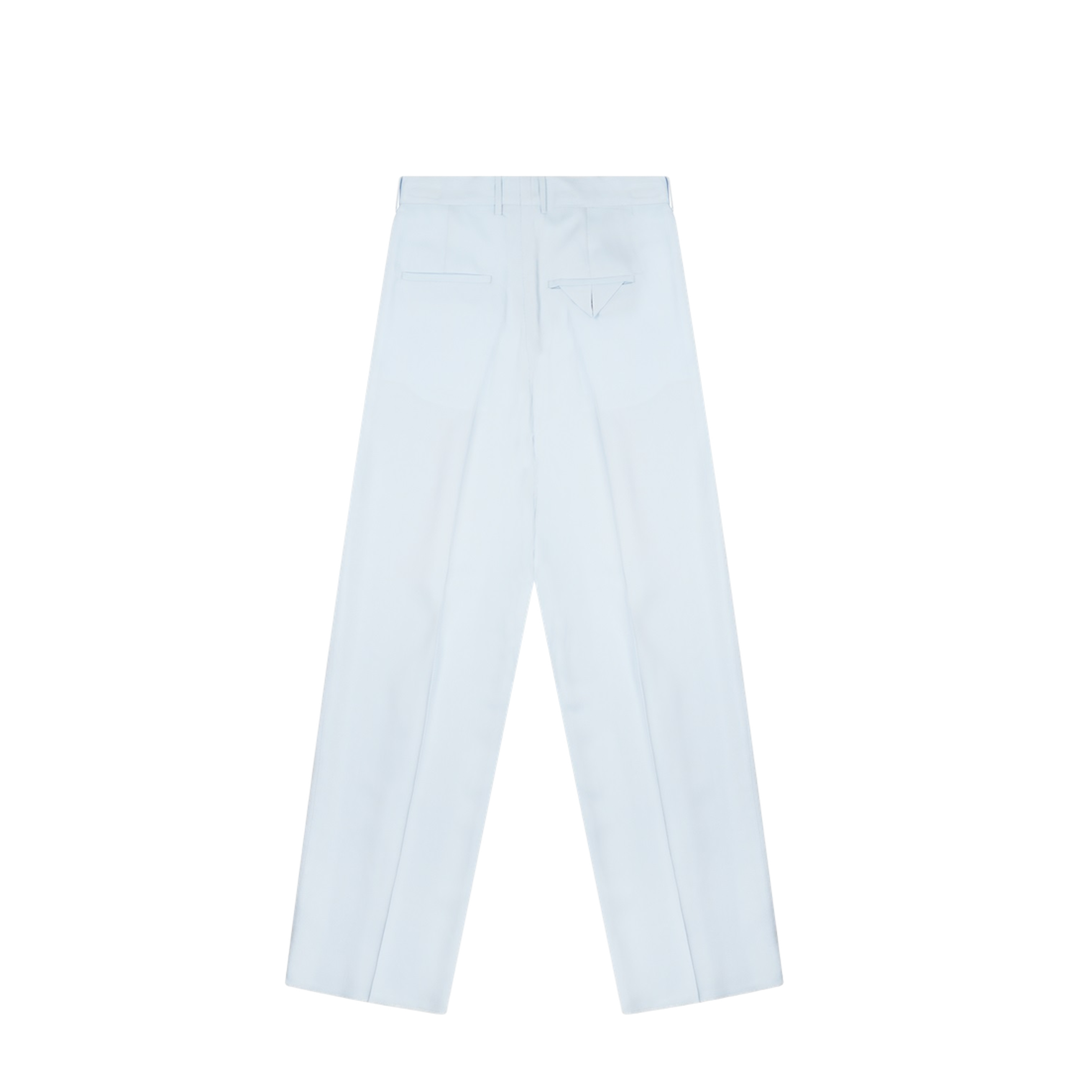 Viscose And Silk Twill Straight Trousers - Image 3