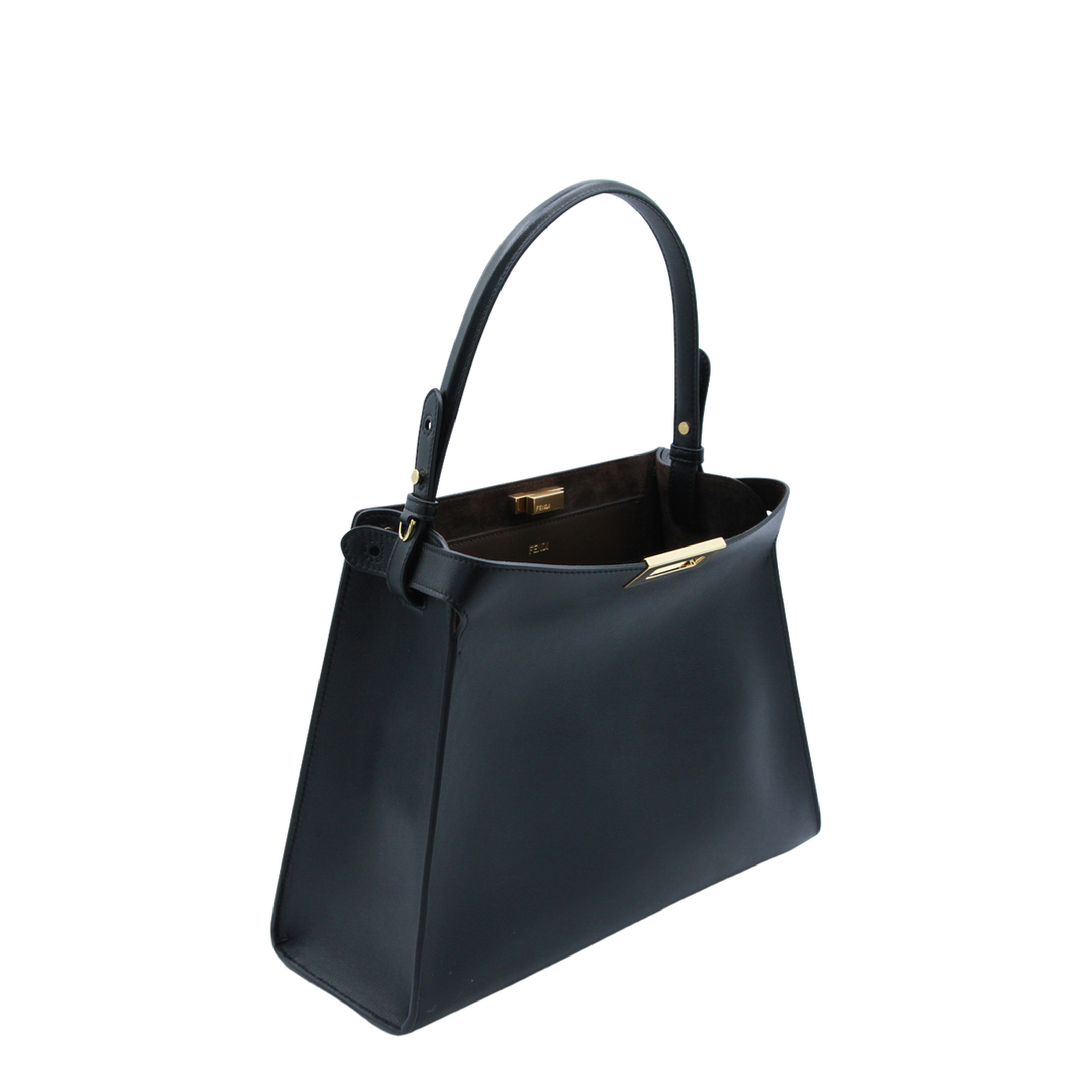Way Medium Leather Shoulder Bag - Black - Image 4